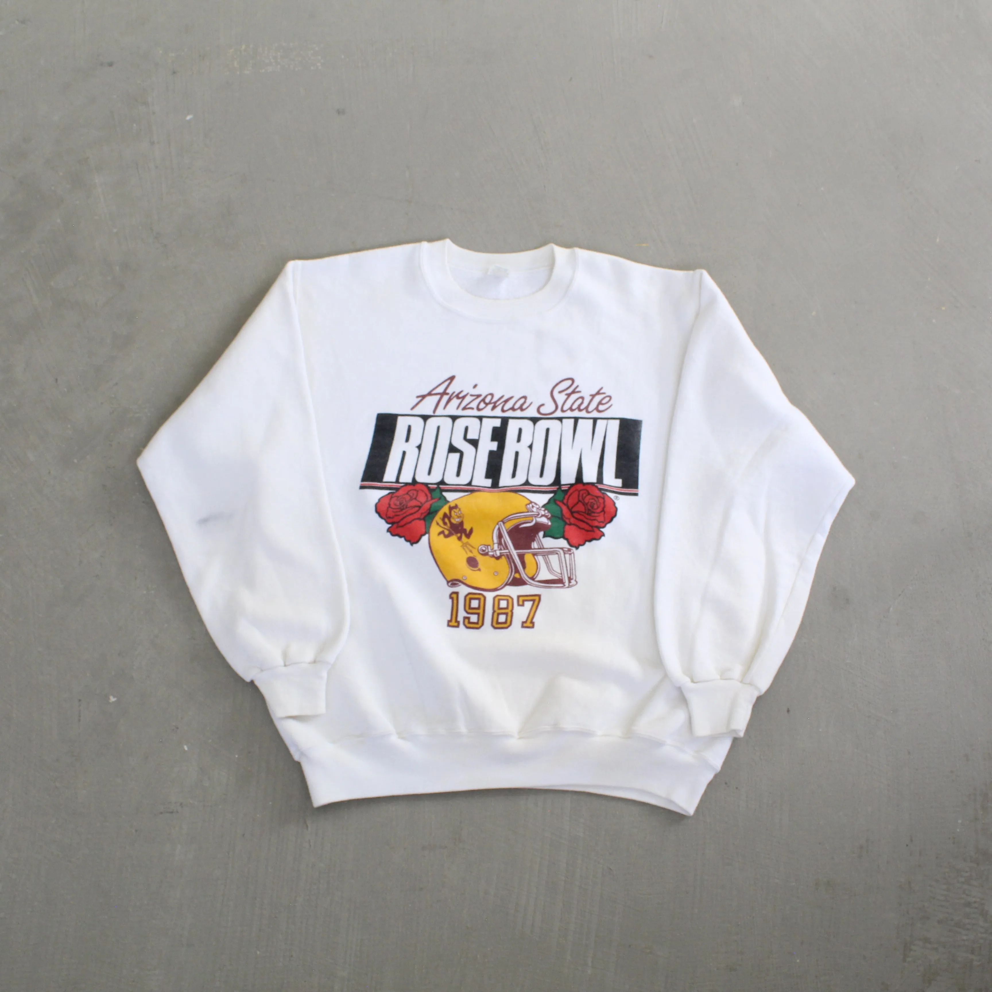 F- Vintage 1987 Arizona State Rose Bowl Football Crewneck sold by HG Vintage