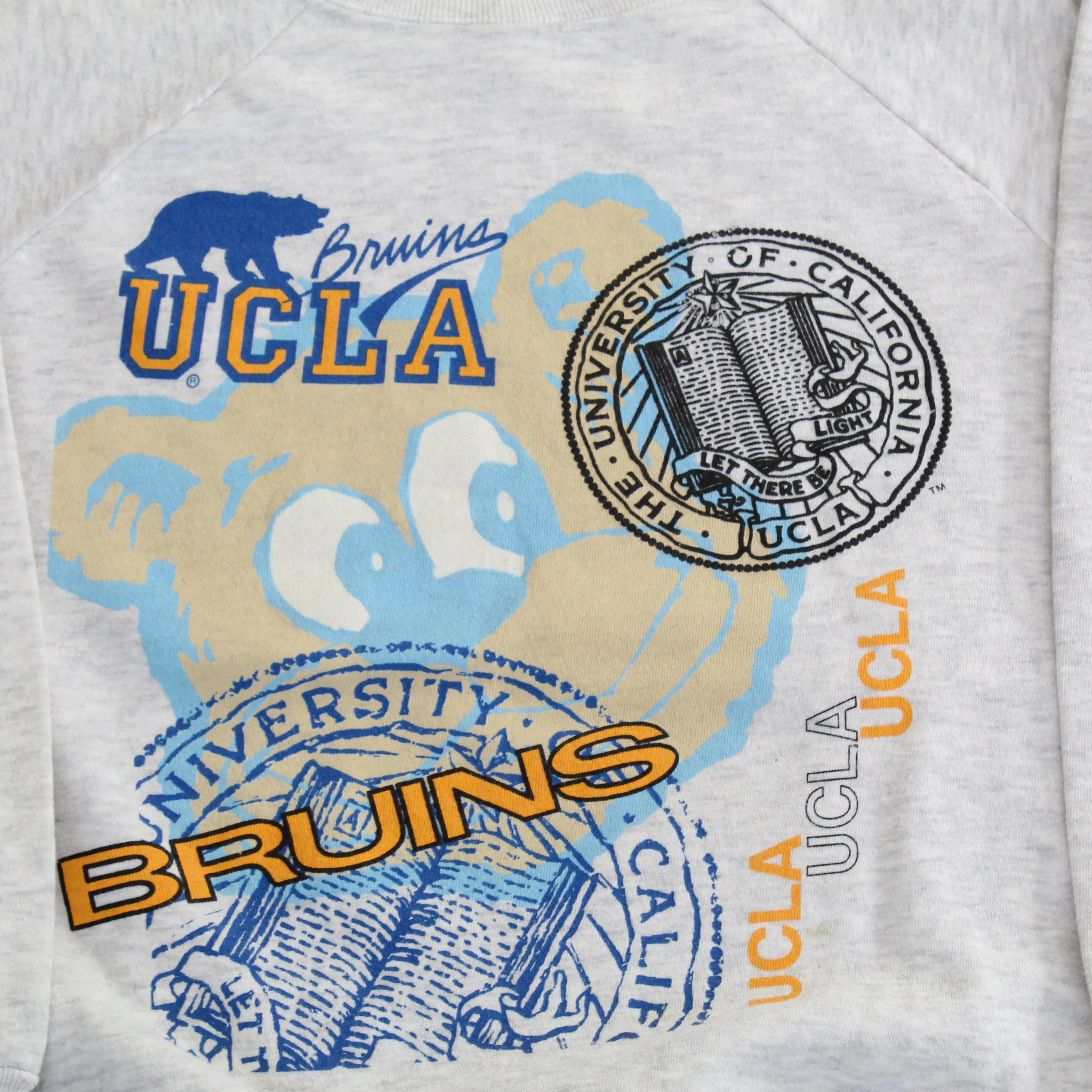 F- Vintage 89' UCLA Bruins Mascot Seal & Text Crewneck sold by HG Vintage product image thumbnail 2