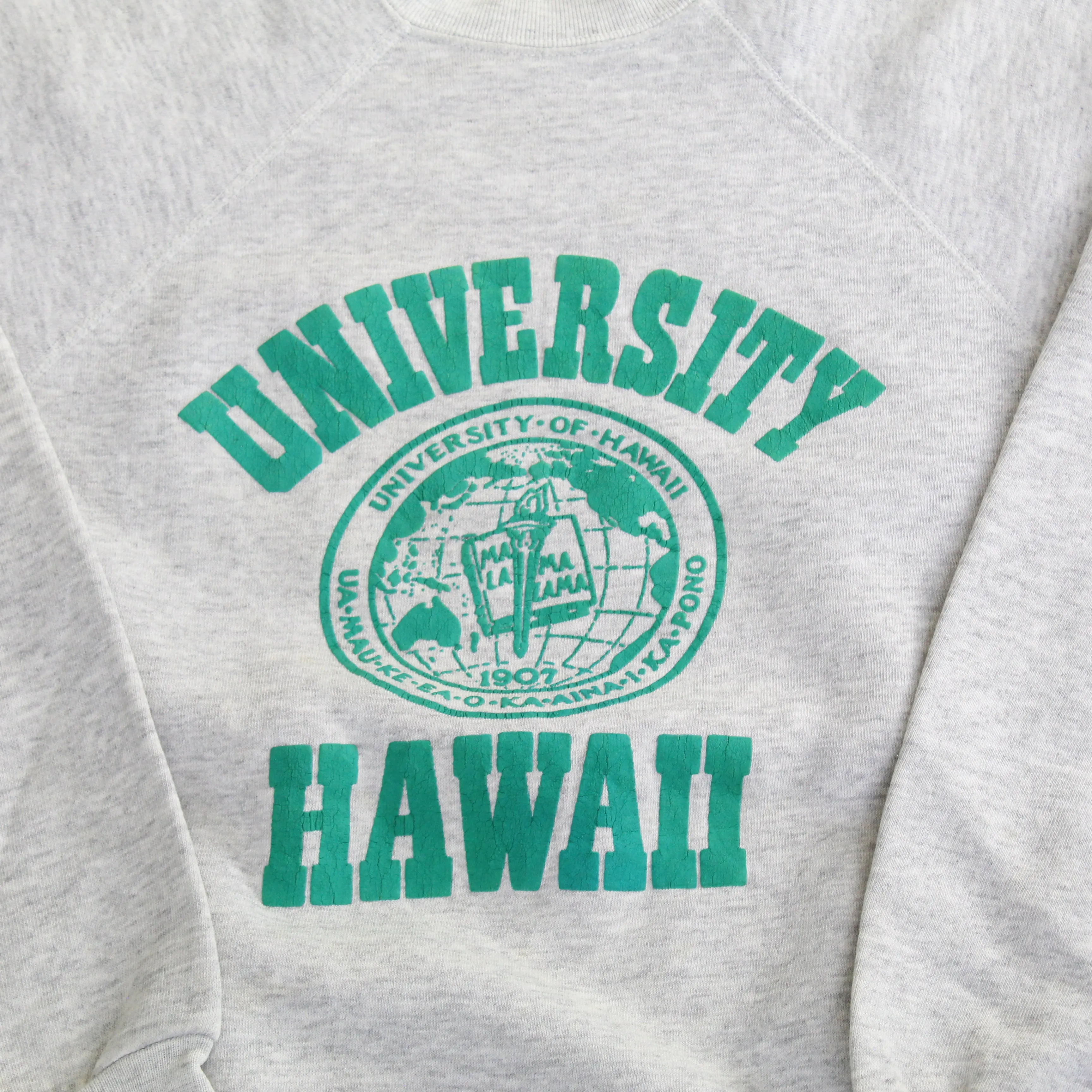 F- Vintage University Of Hawaii Logo Tultex Crewneck sold by HG Vintage product image thumbnail 2