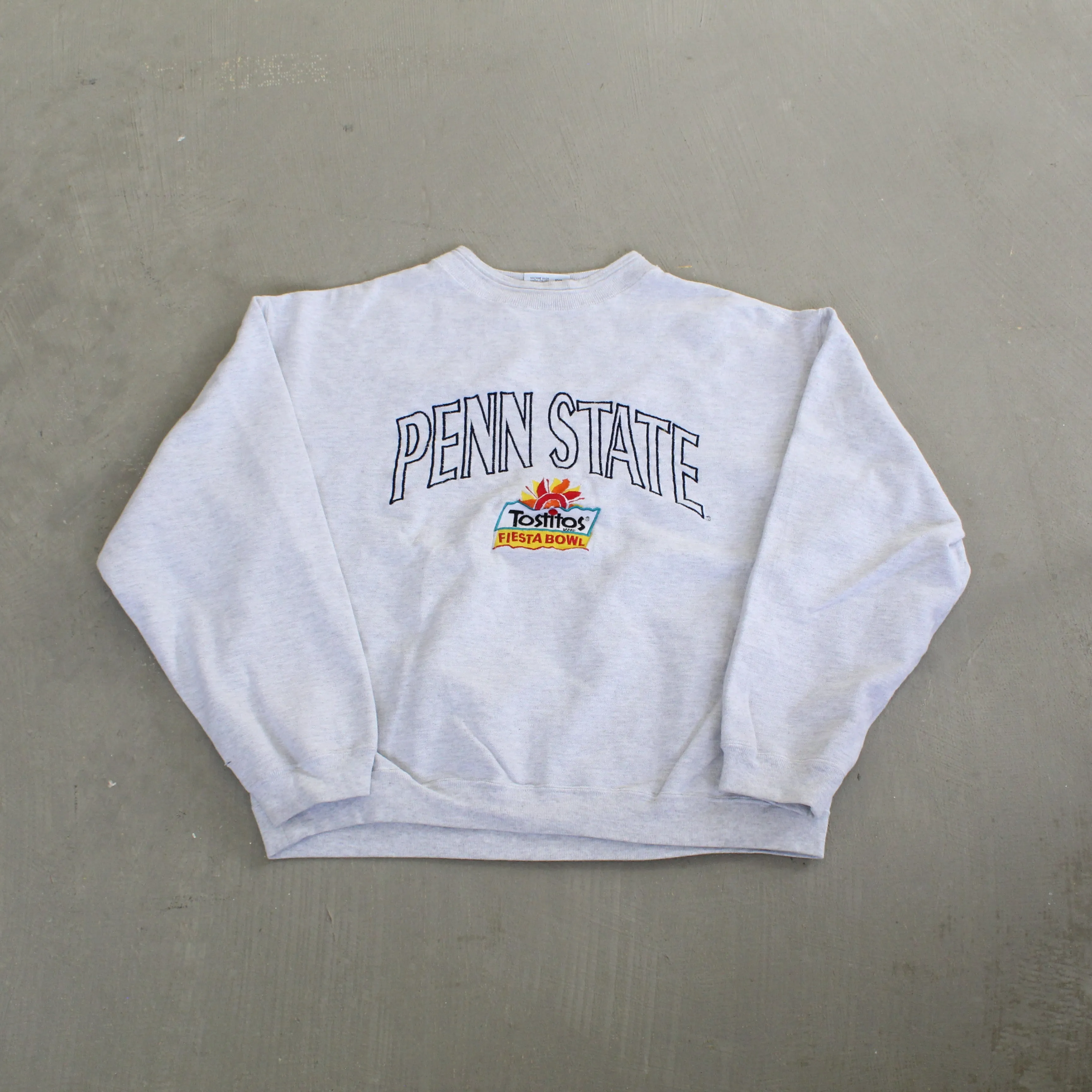 F- Vintage Penn State University Tostitos Fiesta Bowl Embroidered Text Crewneck sold by HG Vintage