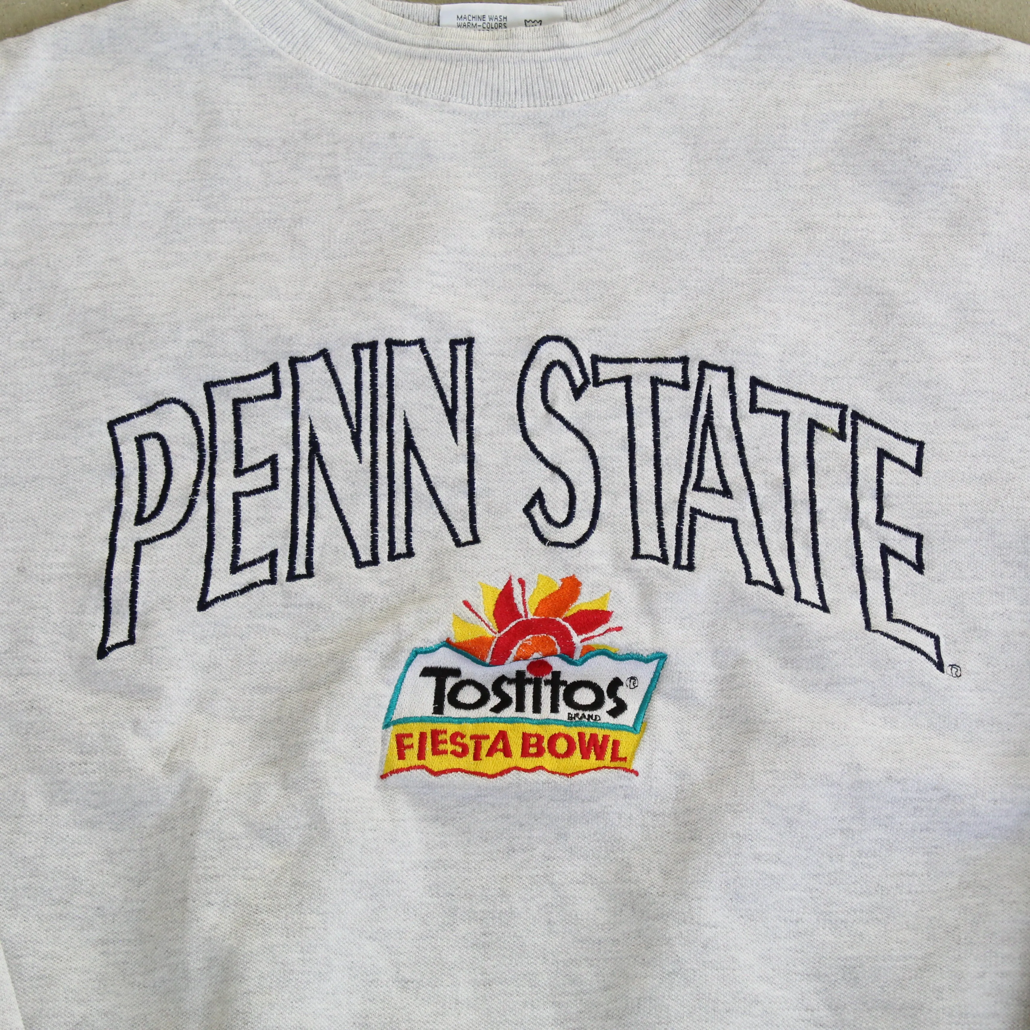 F- Vintage Penn State University Tostitos Fiesta Bowl Embroidered Text Crewneck sold by HG Vintage product image thumbnail 2