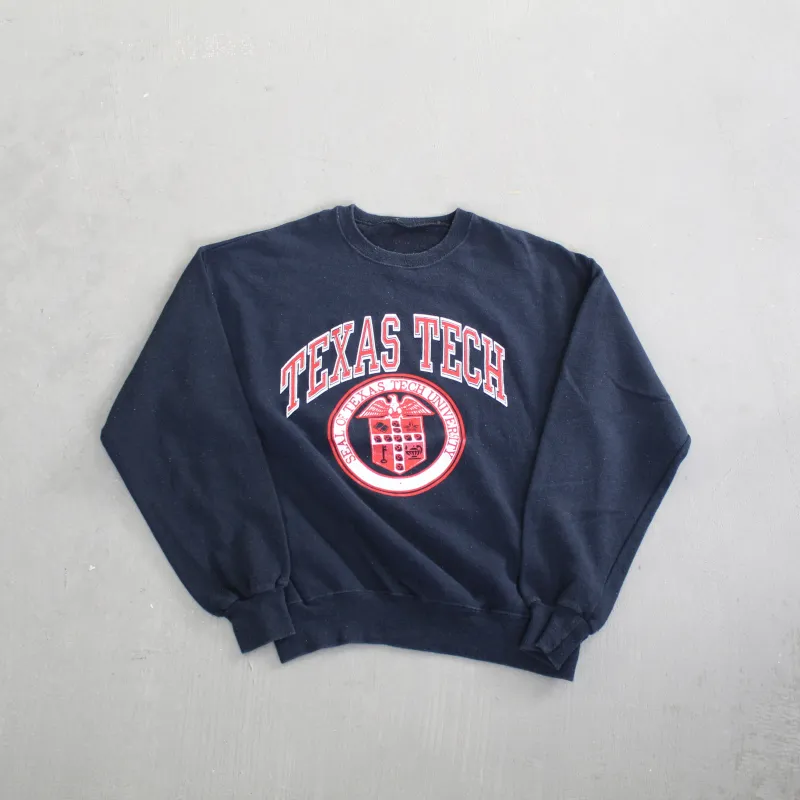 F- Vintage Texas Tech University Logo Crewneck sold by HG Vintage