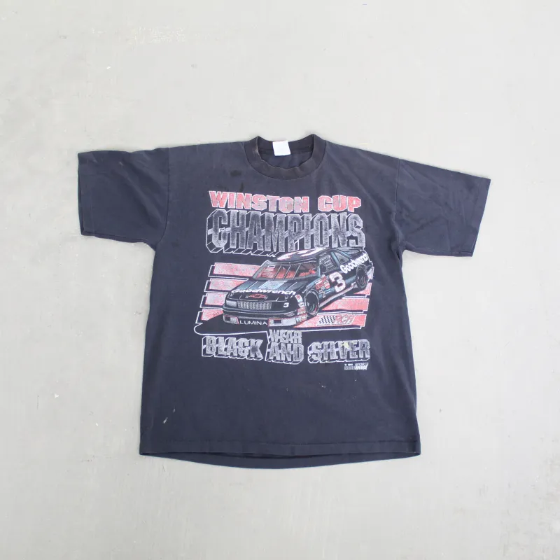 F- Vintage 1991 Nascar Dale Earnhardt Winston Cup Champions Car Single Stitch Tee sold by HG Vintage