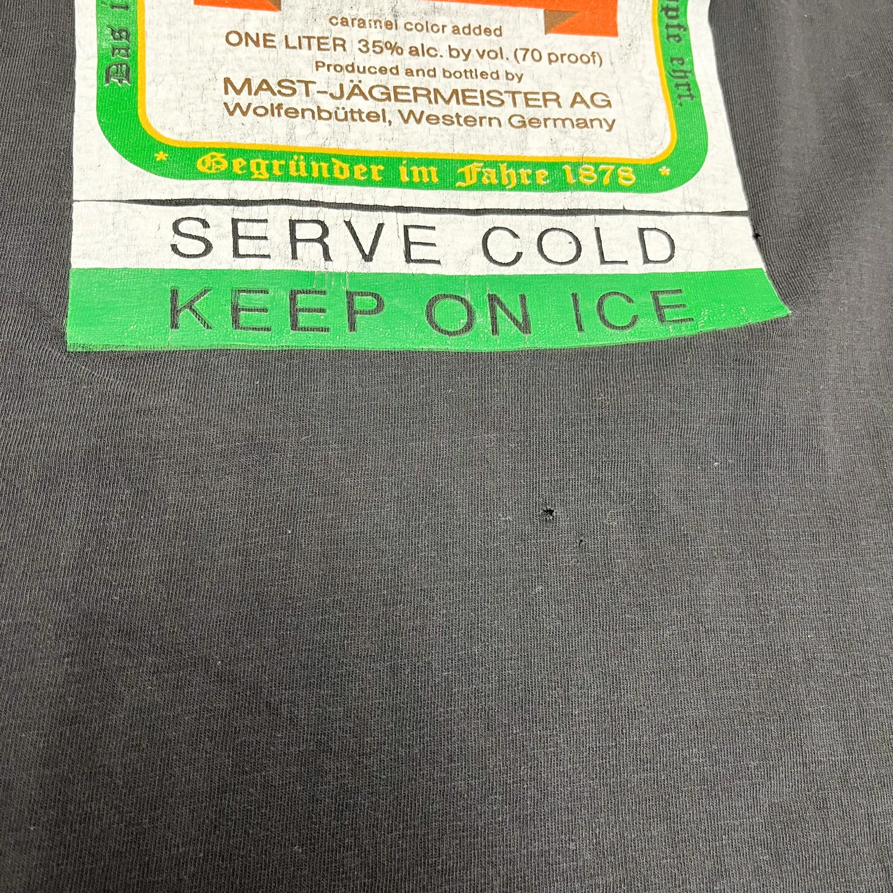 F- Vintage Jägermeister & Killer Bee Graphic Single Stitch Tee sold by HG Vintage product image thumbnail 5