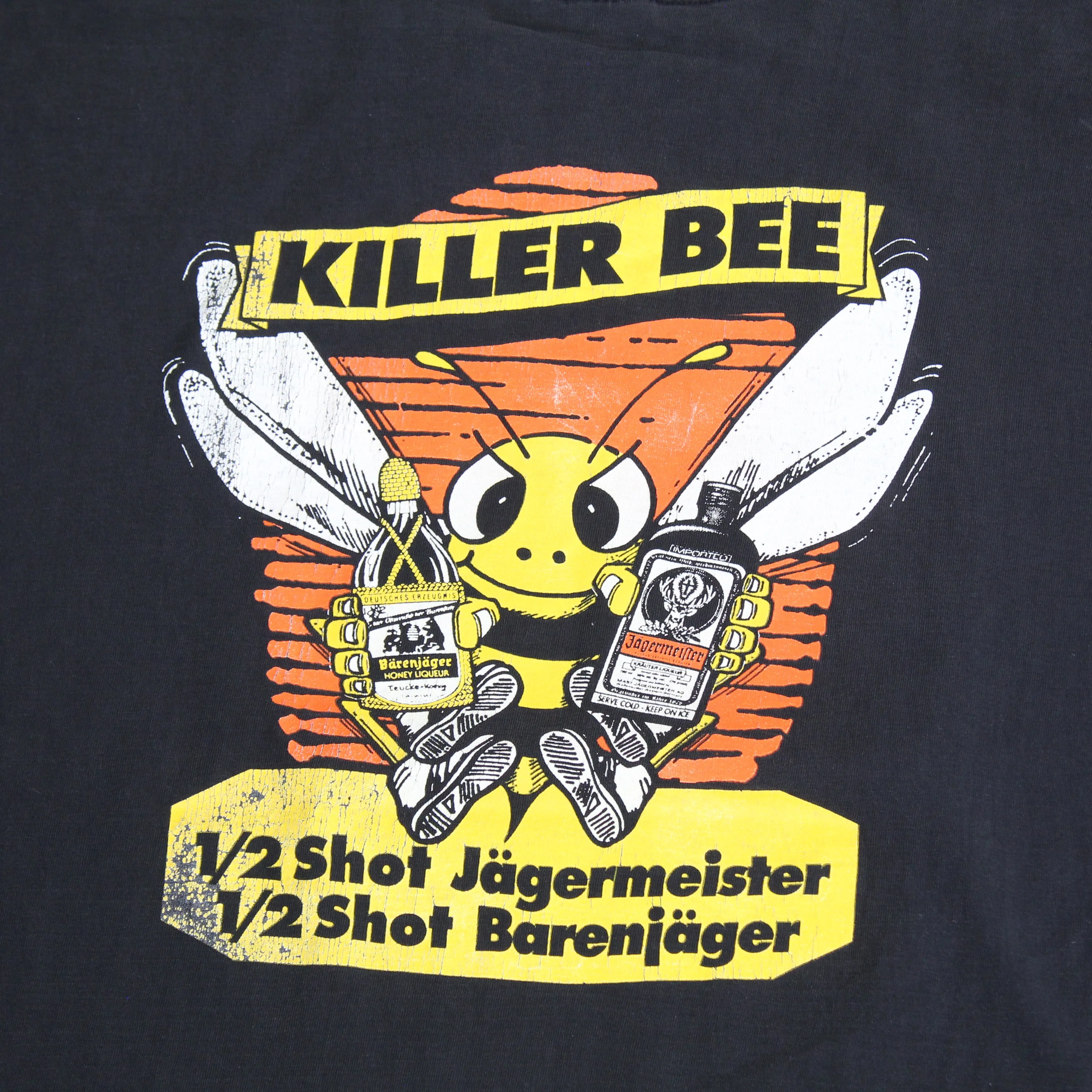 F- Vintage Jägermeister & Killer Bee Graphic Single Stitch Tee sold by HG Vintage product image thumbnail 4