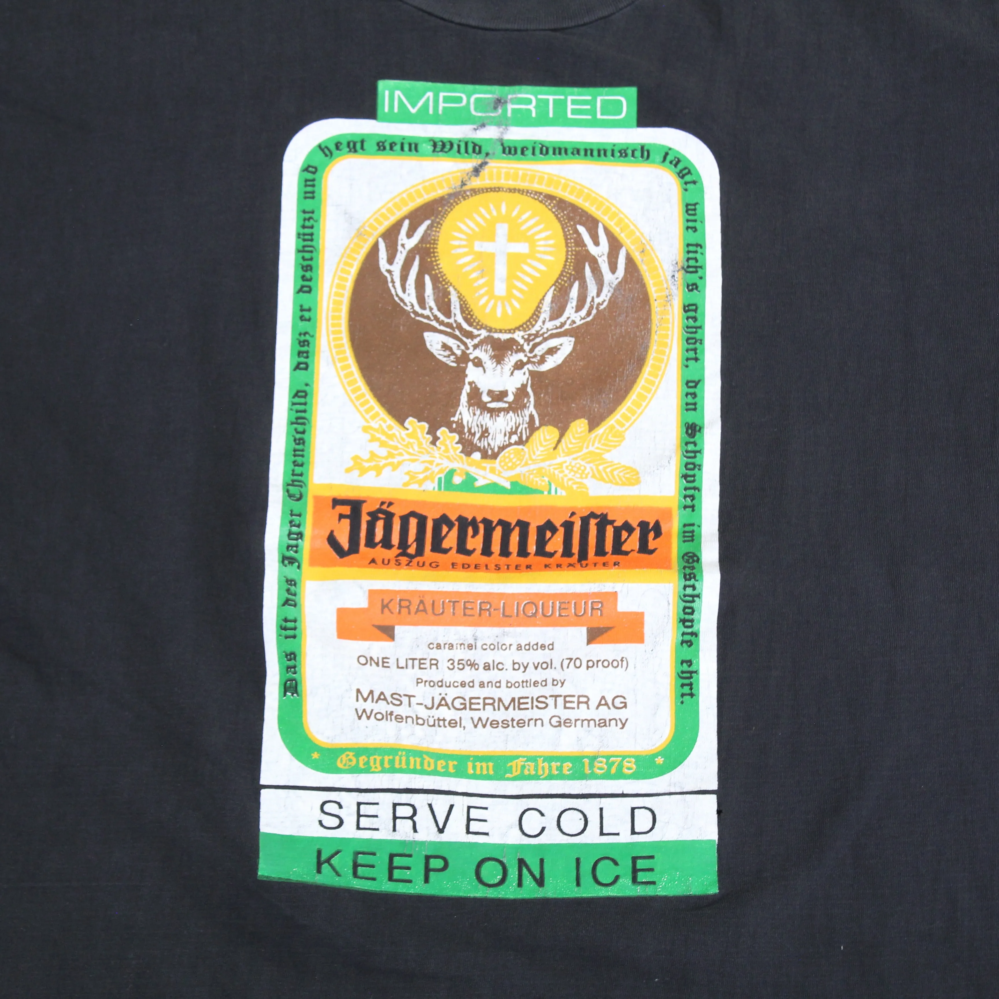 F- Vintage Jägermeister & Killer Bee Graphic Single Stitch Tee sold by HG Vintage product image thumbnail 2
