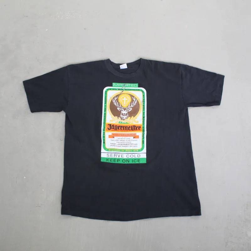 F- Vintage Jägermeister & Killer Bee Graphic Single Stitch Tee sold by HG Vintage