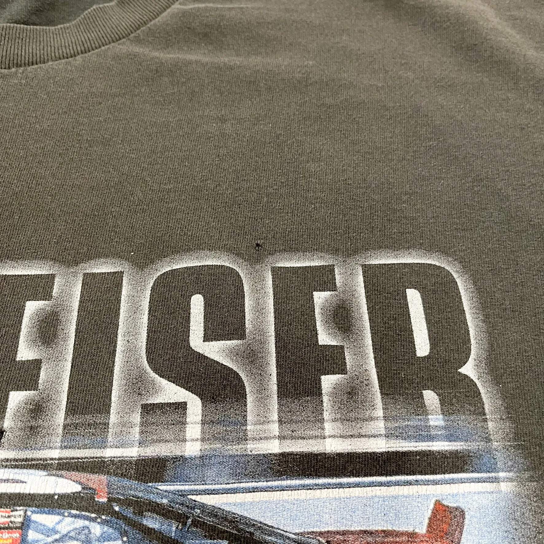 F- Vintage Nascar Dale Earnhardt Jr Budweiser Car Picture Tee sold by HG Vintage product image thumbnail 5