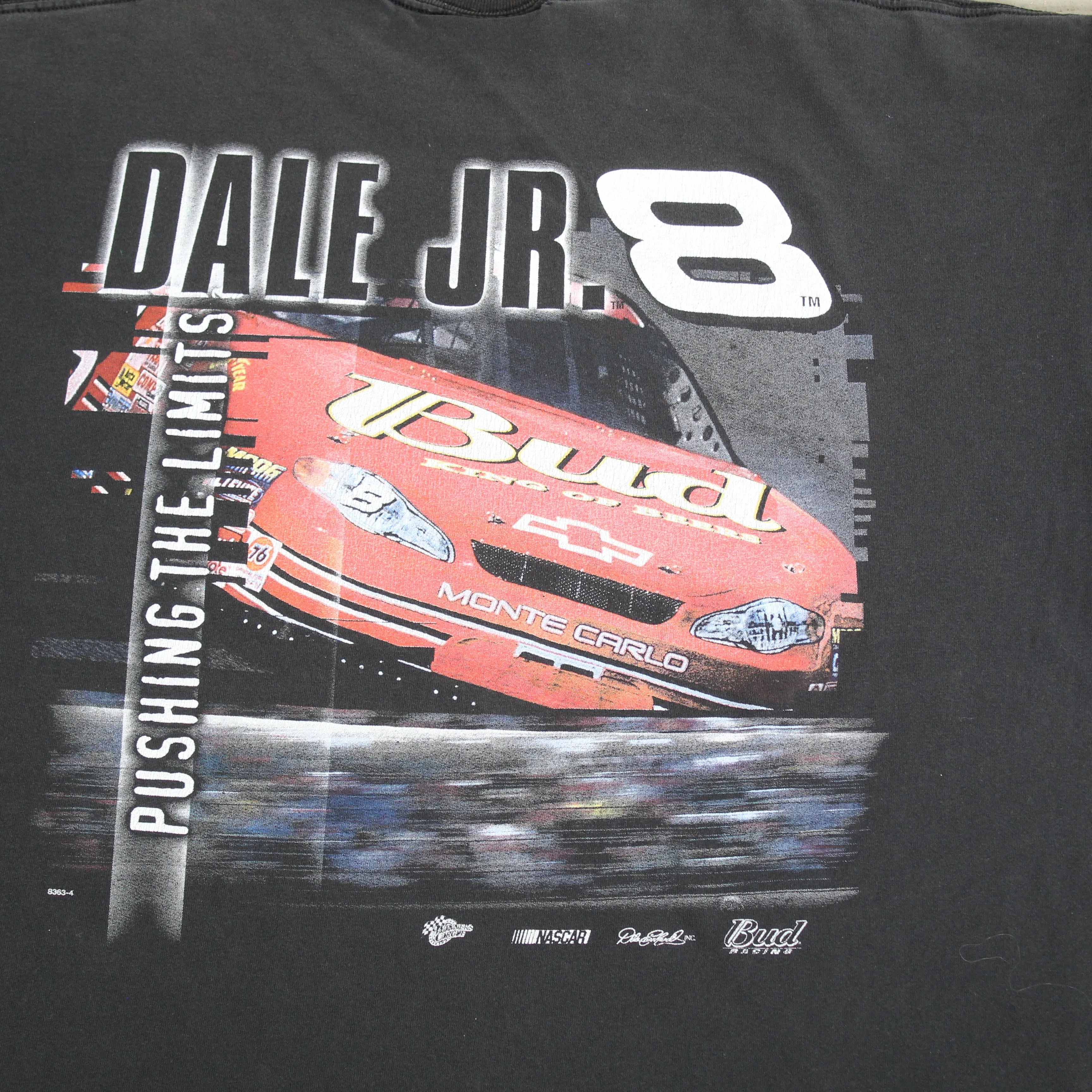 F- Vintage Nascar Dale Earnhardt Jr Budweiser Car Picture Tee sold by HG Vintage product image thumbnail 4