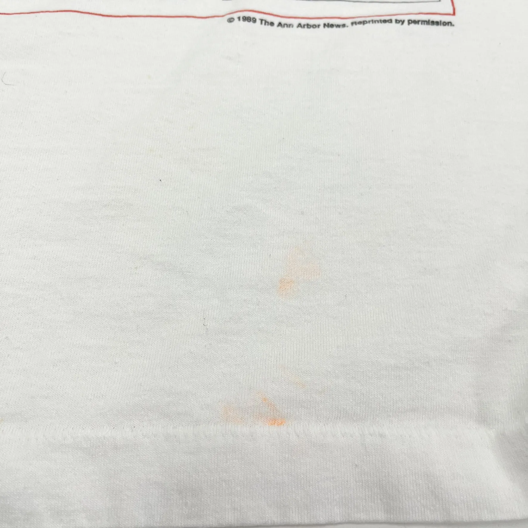 F- Vintage 1989 Detroit Pistons NBA First Championship Journal Article Picture Single Stitch Tee sold by HG Vintage product image thumbnail 4