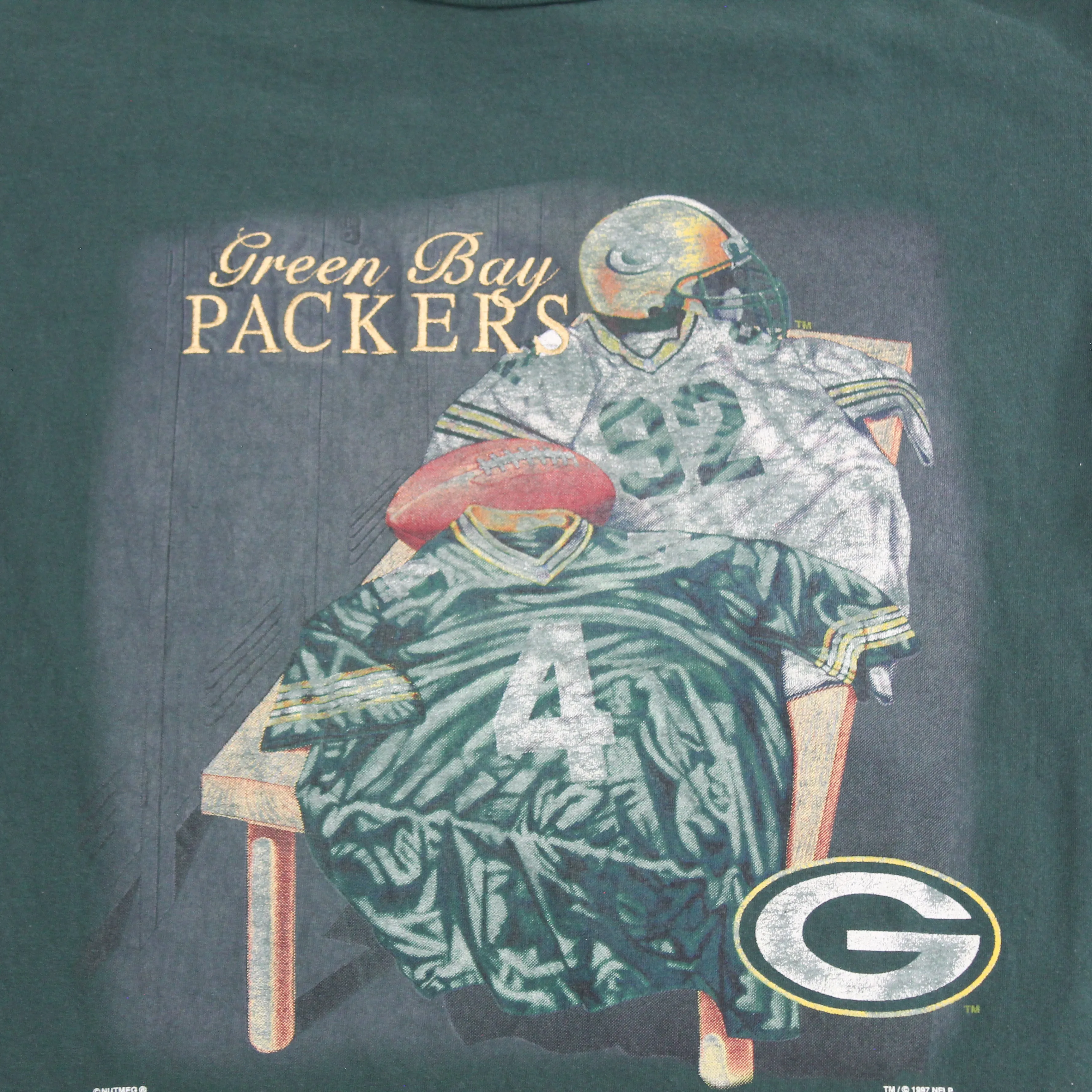 F- Vintage 1994 Green Bay Packers Text & Jersey NFL Lee Graphic Tee sold by HG Vintage product image thumbnail 2