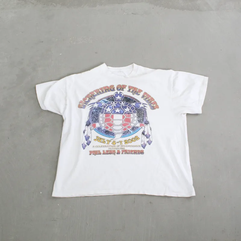 F- Vintage 2002 Gathering Of The Vibes W/ Grateful Dead Phil Lesh Tee sold by HG Vintage