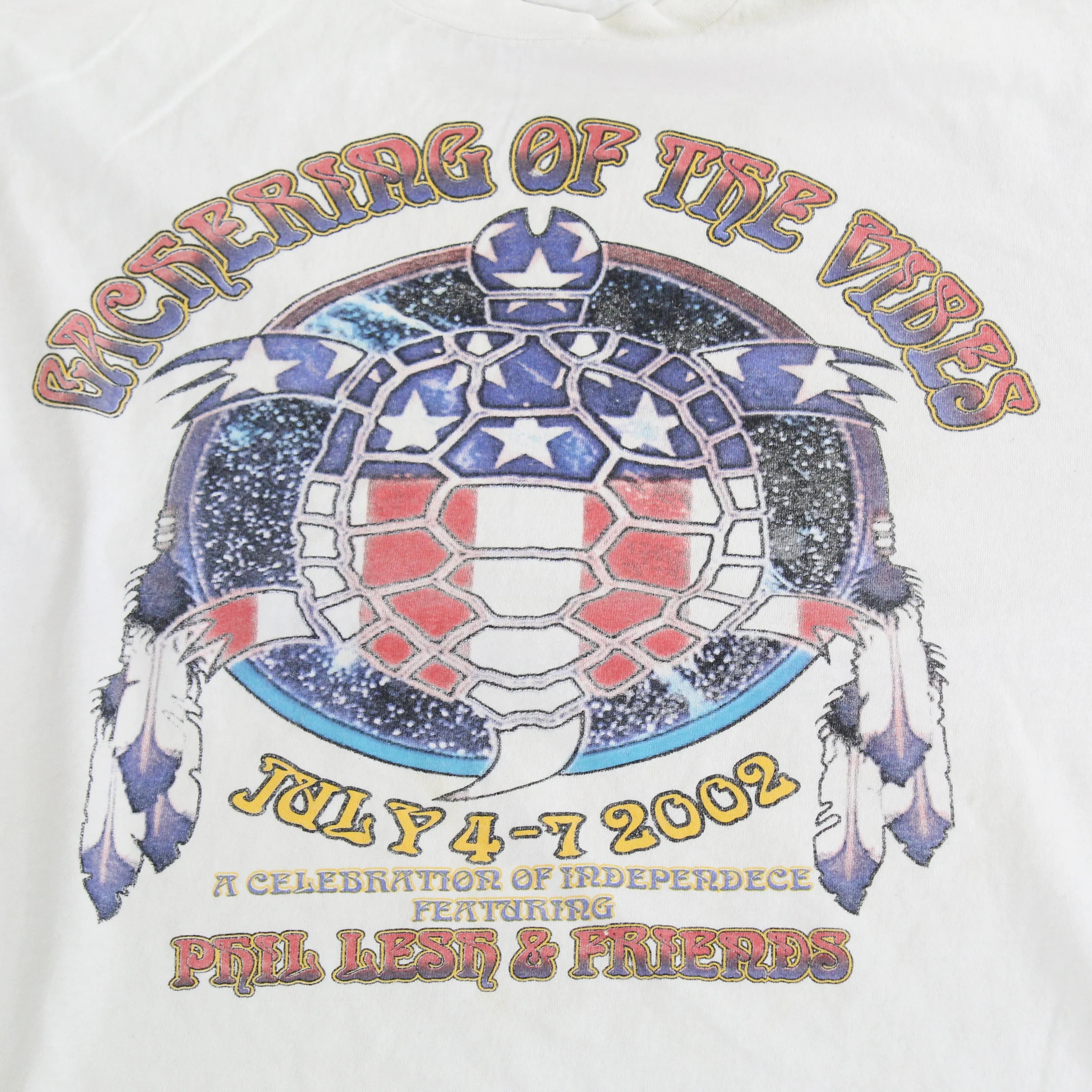F- Vintage 2002 Gathering Of The Vibes W/ Grateful Dead Phil Lesh Tee sold by HG Vintage product image thumbnail 2