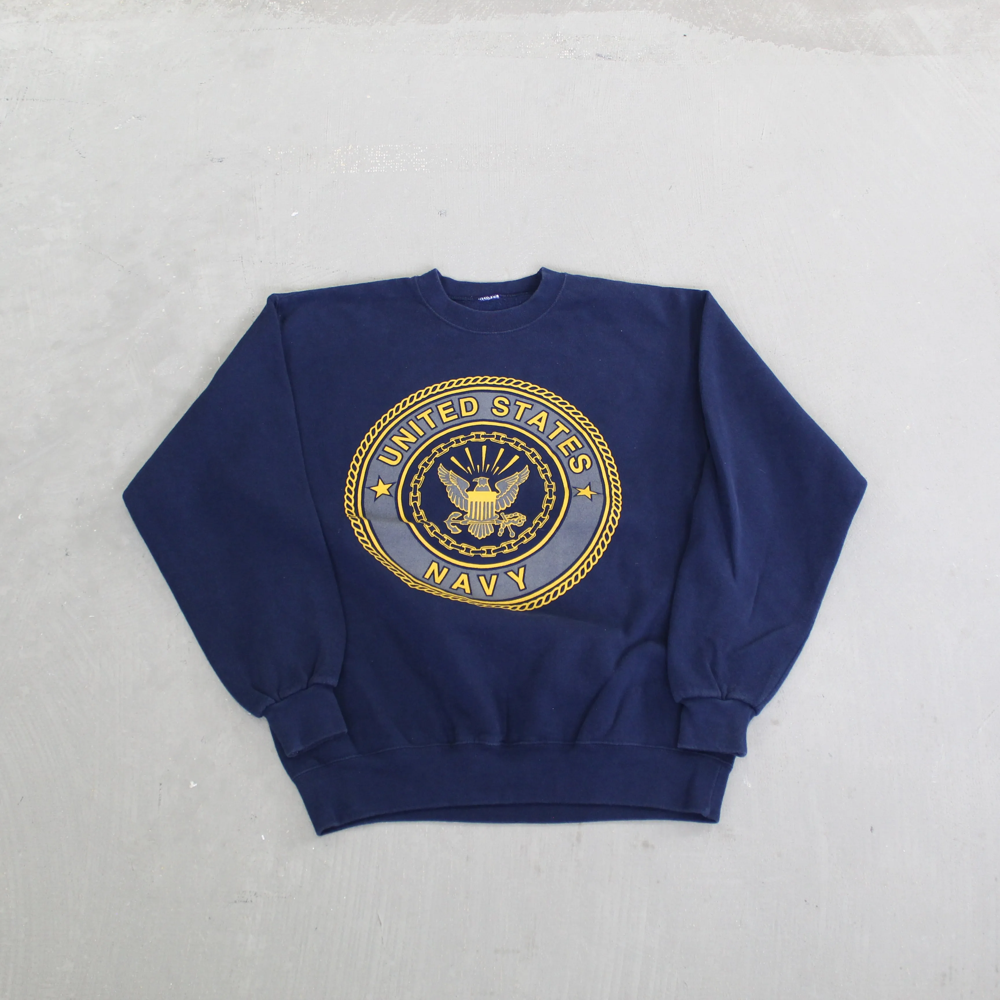F- Vintage United States Navy Reflective Graphic Crewneck sold by HG Vintage