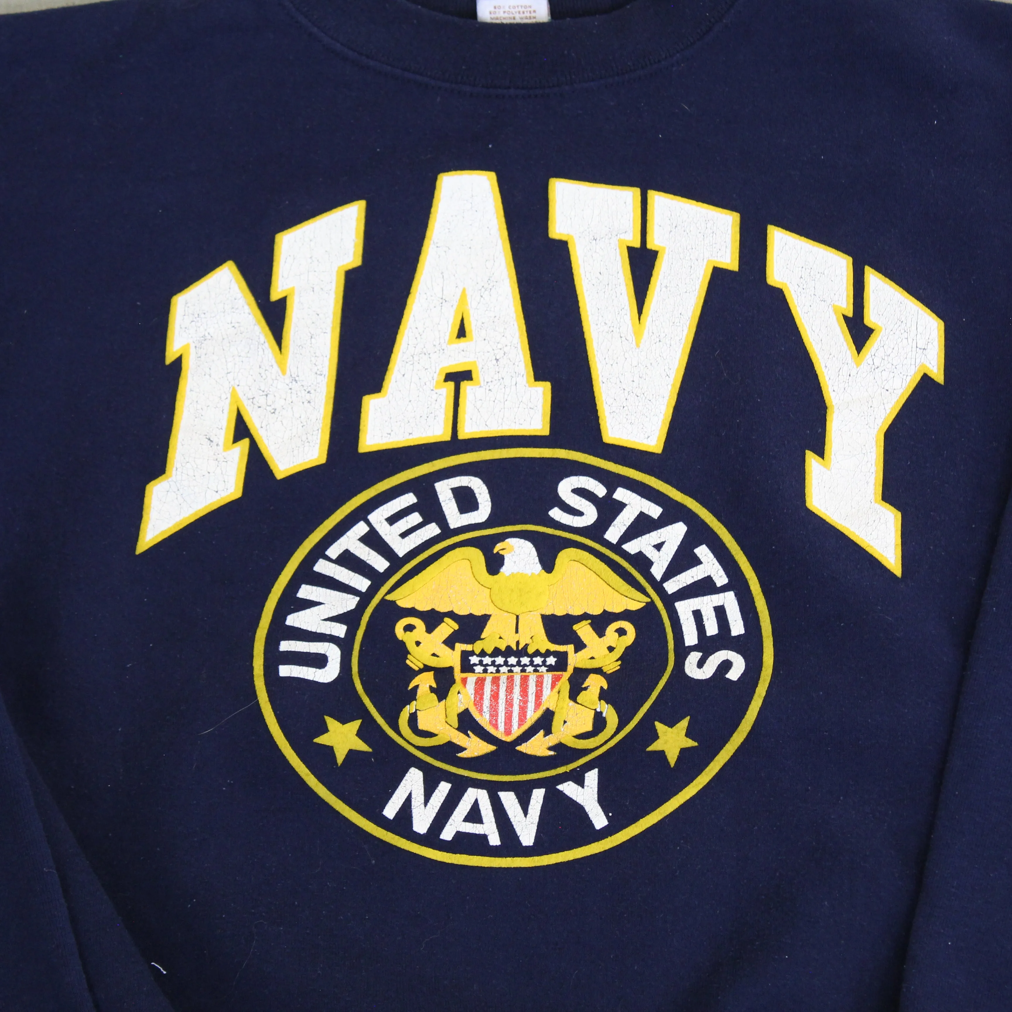 F- Vintage United States Navy Text & Graphic Crewneck sold by HG Vintage product image thumbnail 2
