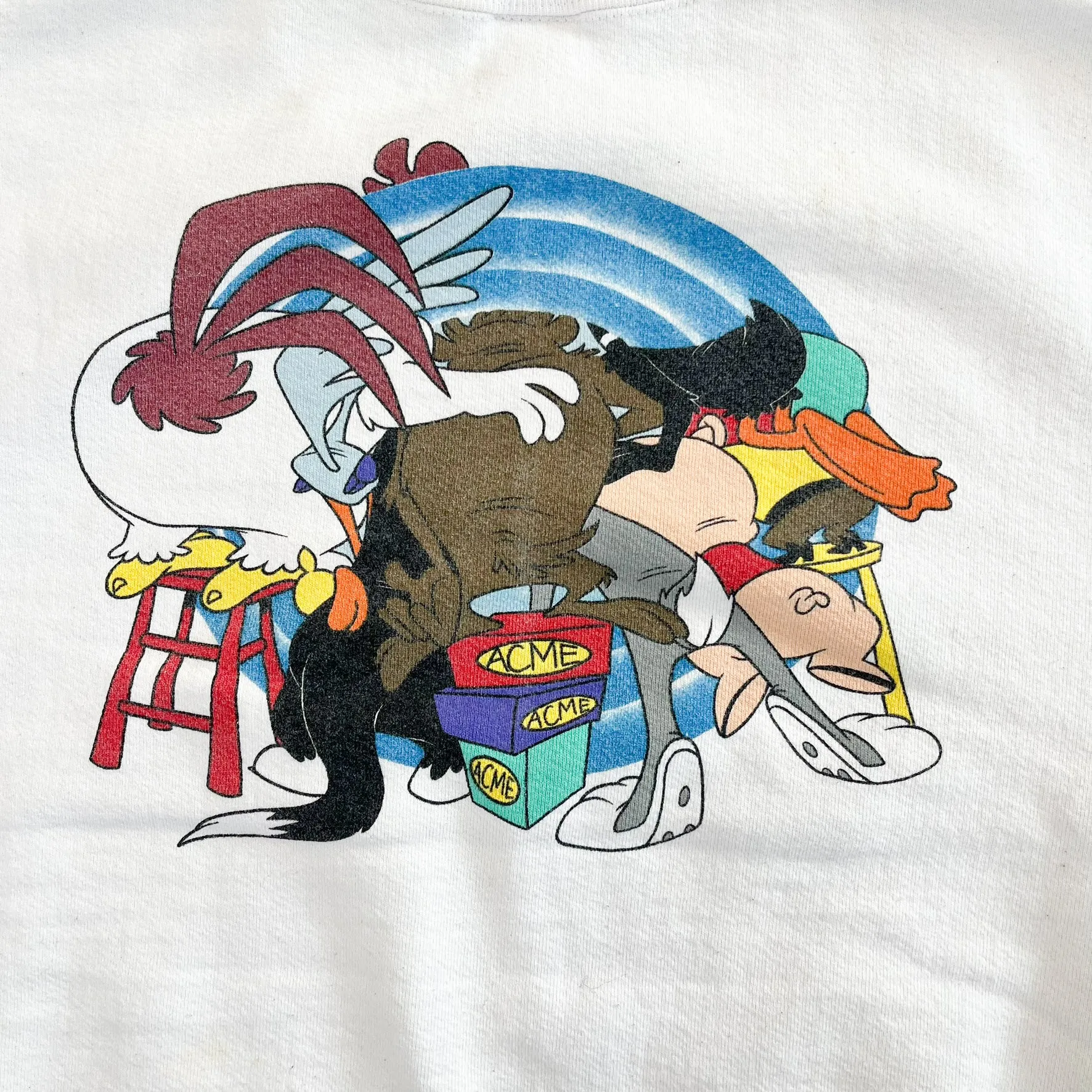 F- Vintage '91 Looney Tunes Acme Clothing Character Graphic Crewneck sold by HG Vintage product image thumbnail 4