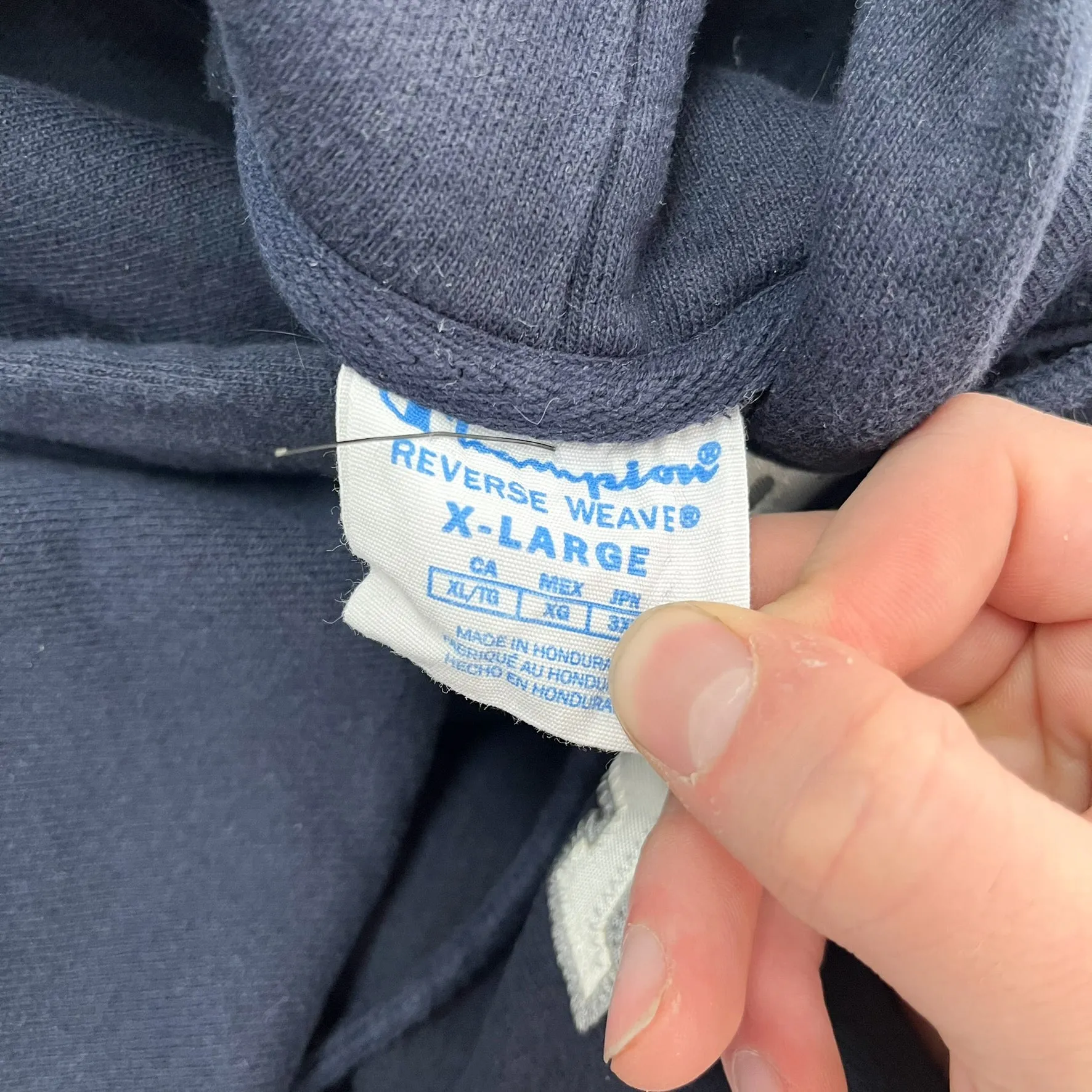 F- Vintage Champion Reverse Weave Museum Of Modern Art NYC Text Hoodie sold by HG Vintage product image thumbnail 3