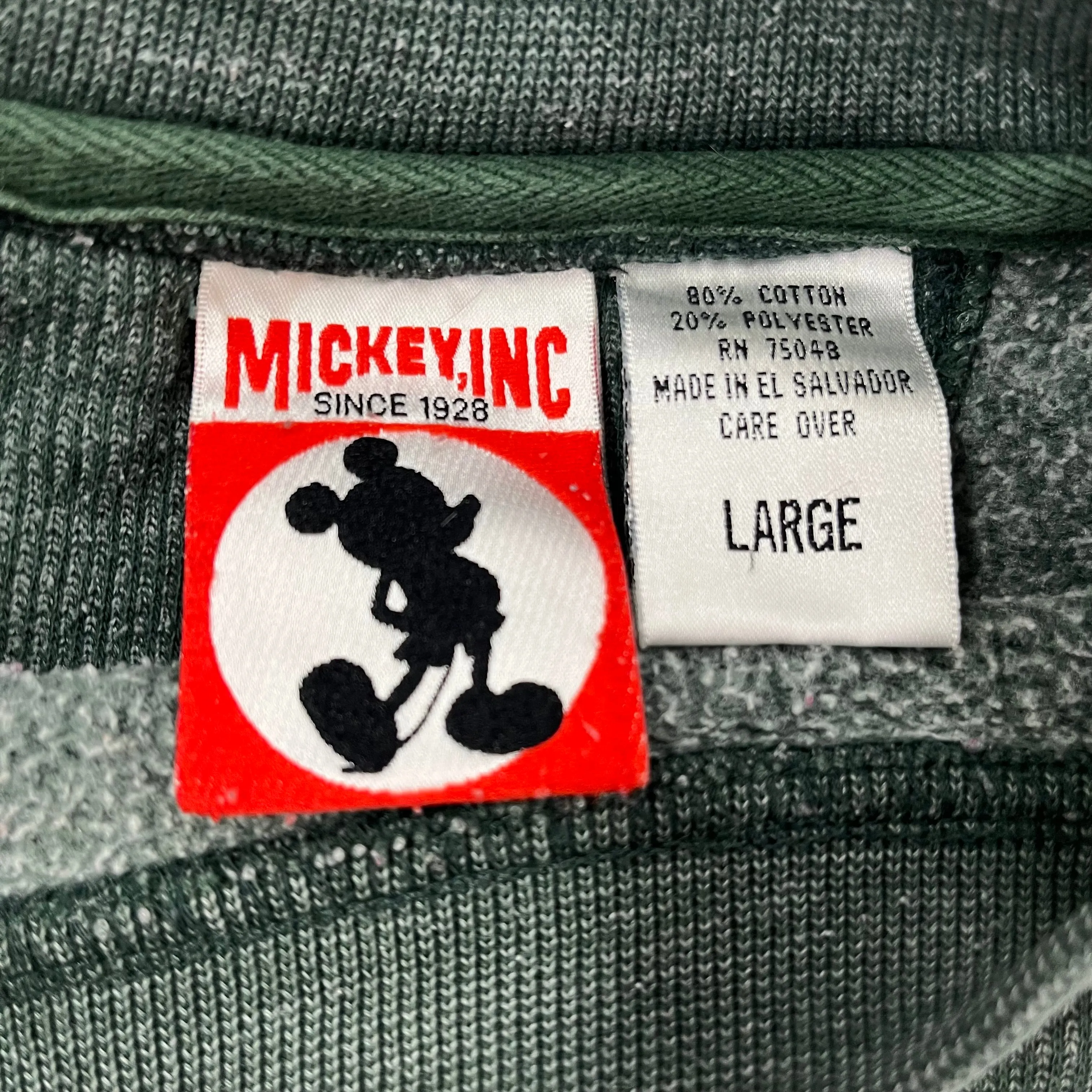 F- Vintage Disney World Mickey Mouse Embroidered Crewneck sold by HG Vintage product image thumbnail 3