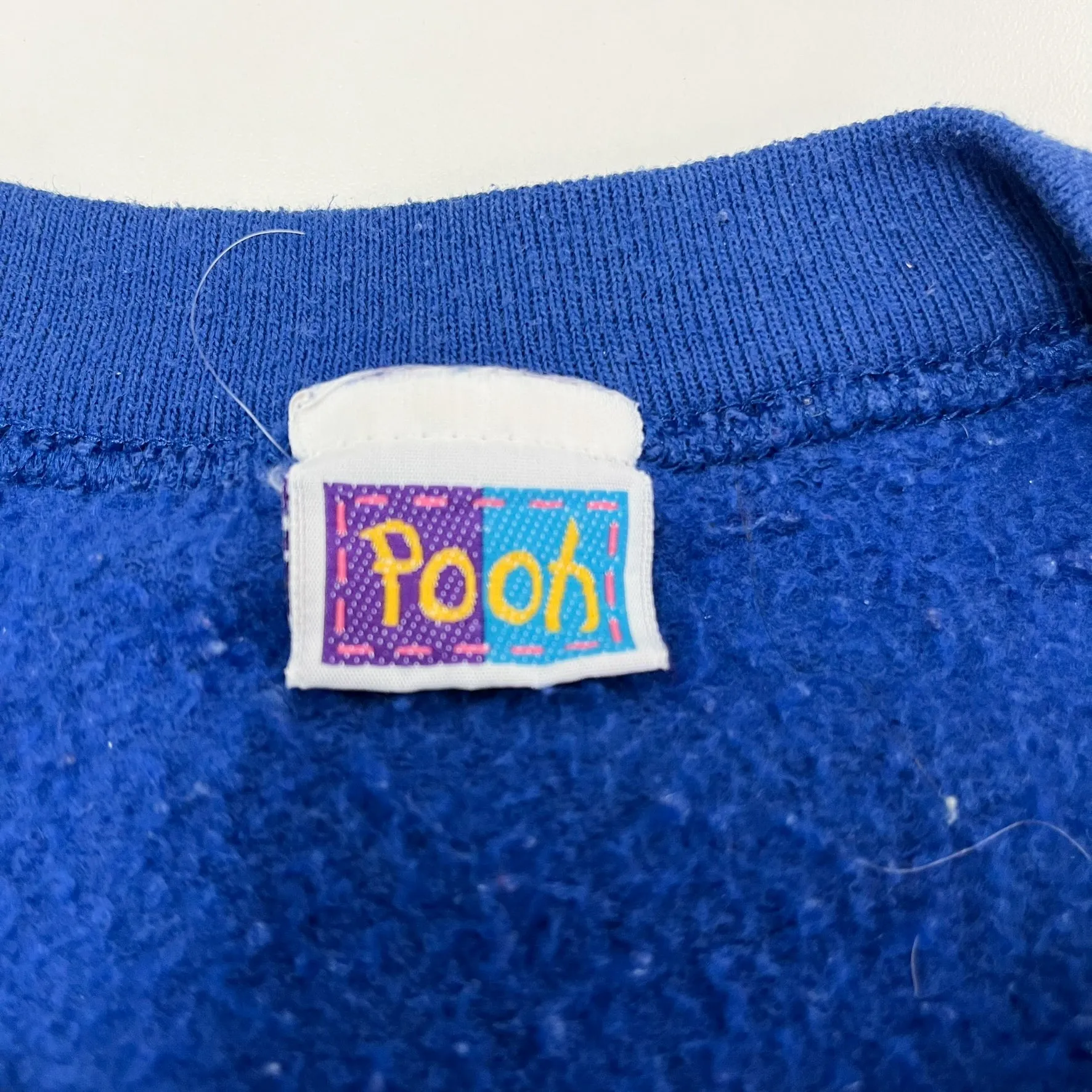 F- Vintage Disney Winnie The Pooh Text & Embroidered Character Crewneck sold by HG Vintage product image thumbnail 3