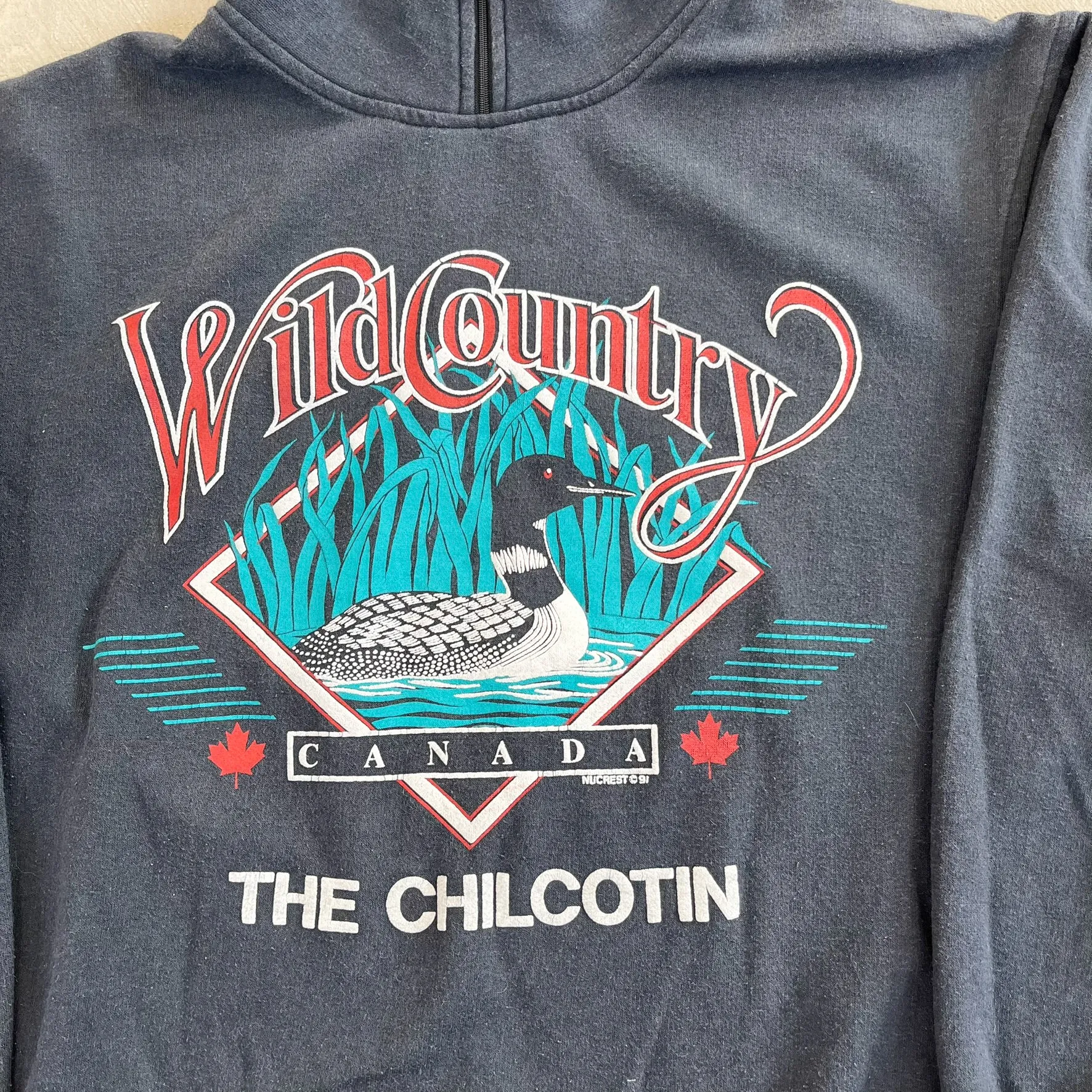 F- Vintage 91' Canada Wild Country The Chilcotin 1/4 Zip Up Crewneck sold by HG Vintage product image thumbnail 2