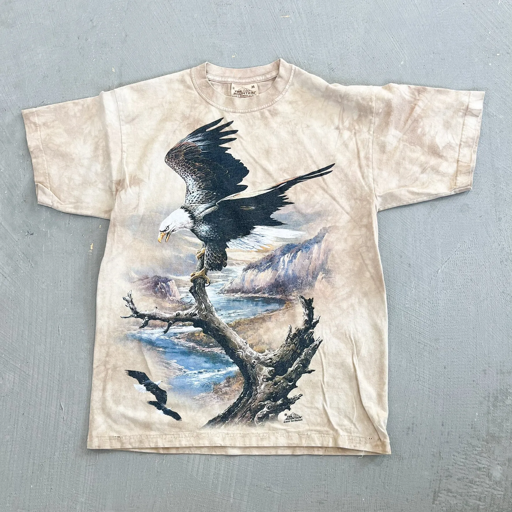 F- Vintage 2000 The Mountain Eagles In Canyon Animal Print Tee sold by HG Vintage