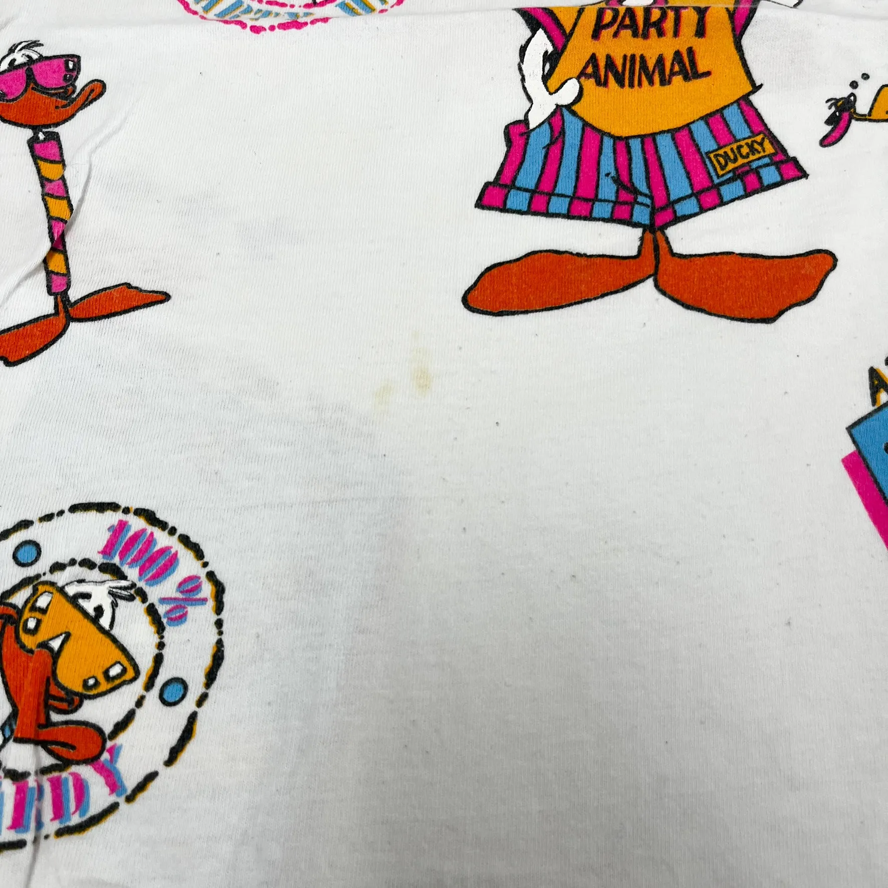 F- Vintage New York Party Animal Duck Graphic Single Stitch Tee sold by HG Vintage product image thumbnail 4