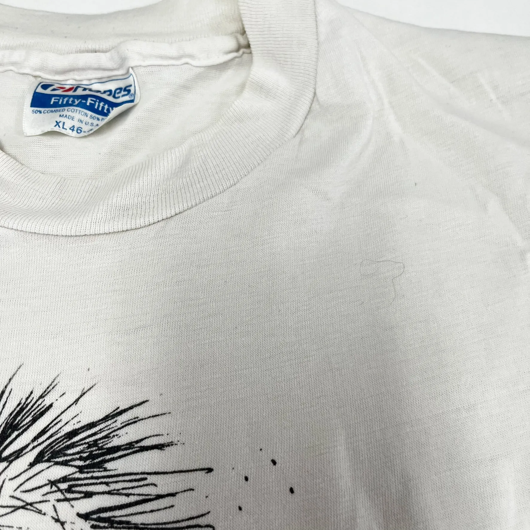 F- Vintage '86 Sold My Soul To Rock N' Roll Graphic Single Stitch Tee sold by HG Vintage product image thumbnail 4