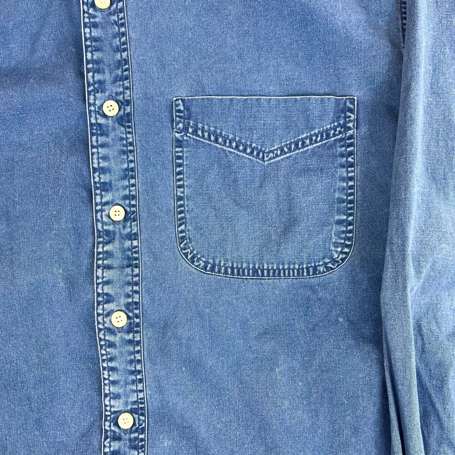 F- Vintage GAP Denim Style Button Down Shirt sold by HG Vintage product image thumbnail 2