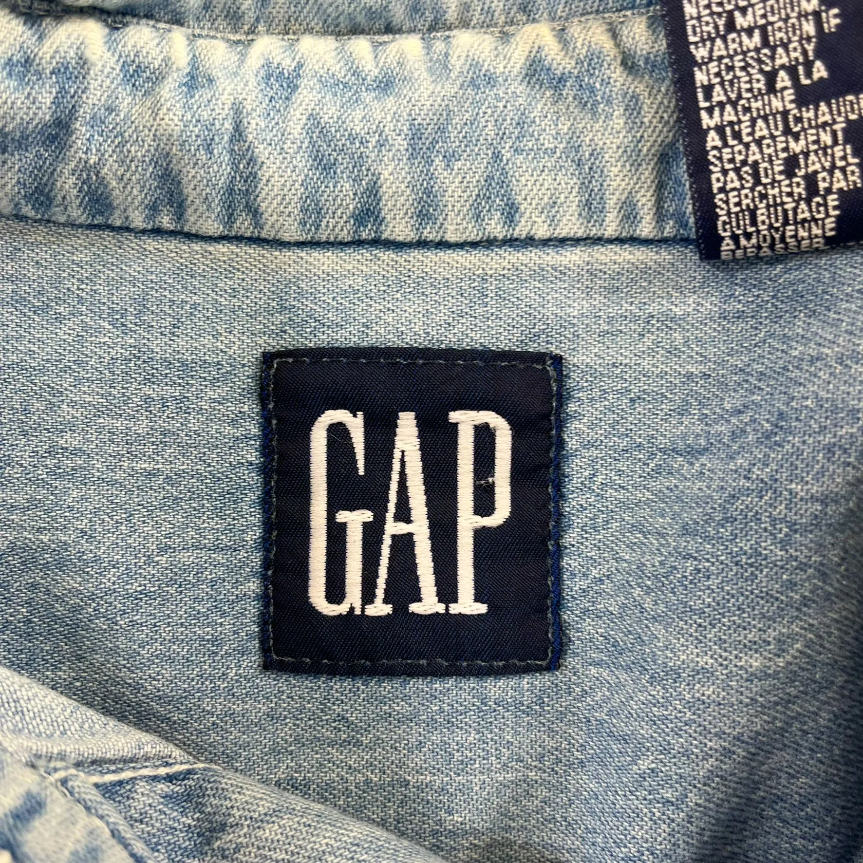 F-Vintage GAP Denim Button Down Shirt sold by HG Vintage product image thumbnail 2