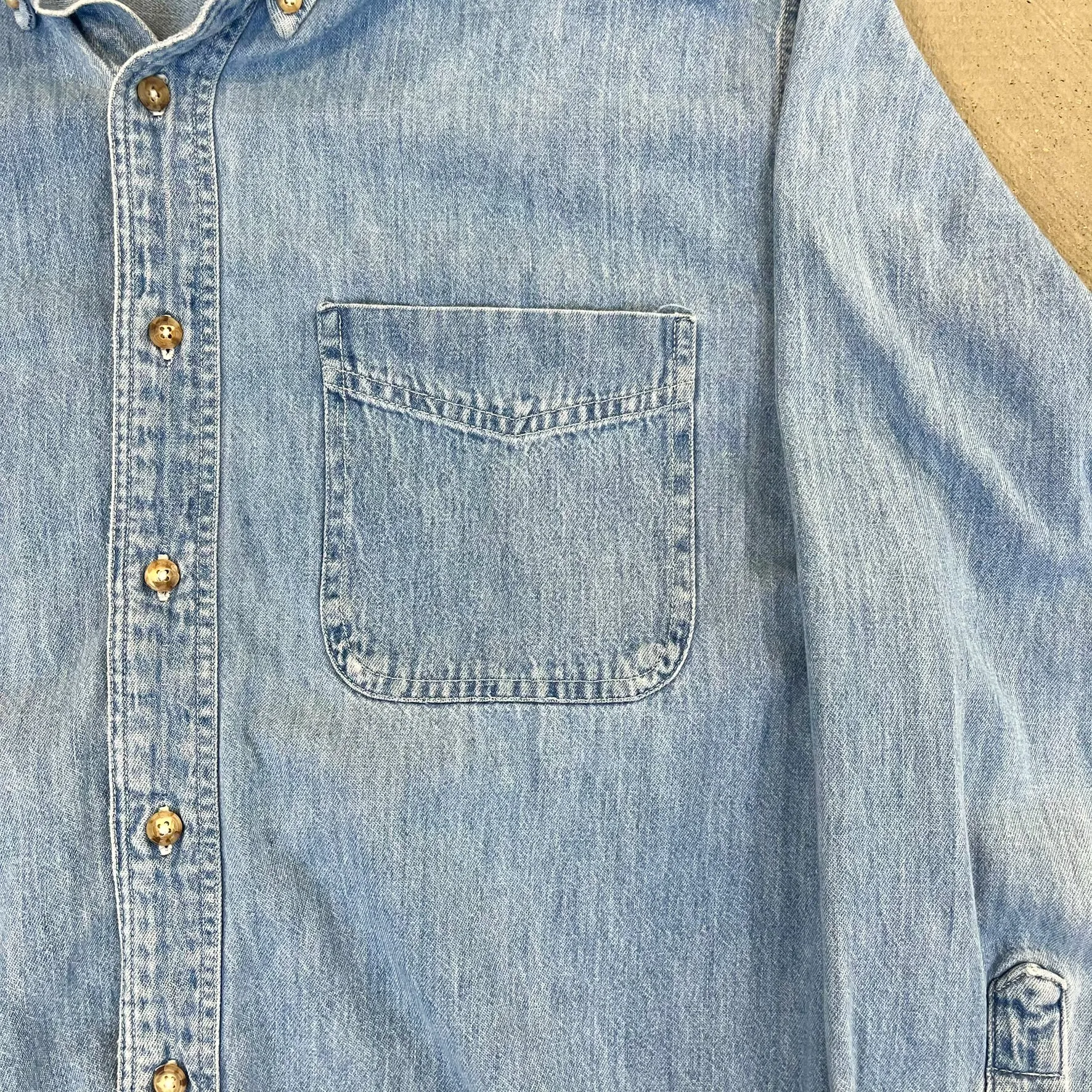 F-Vintage GAP Denim Button Down Shirt sold by HG Vintage product image thumbnail 3