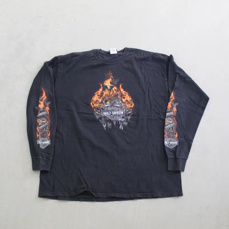 F- 2013 Harley Davidson Panama City Beach Florida Long Sleeve Tee sold by HG Vintage