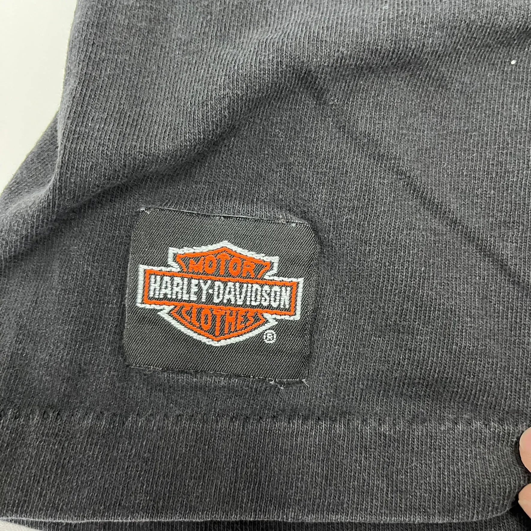 F- Vintage 1990 3D Emblem Harley Davidson Logo Single Stitch Tee sold by HG Vintage product image thumbnail 4