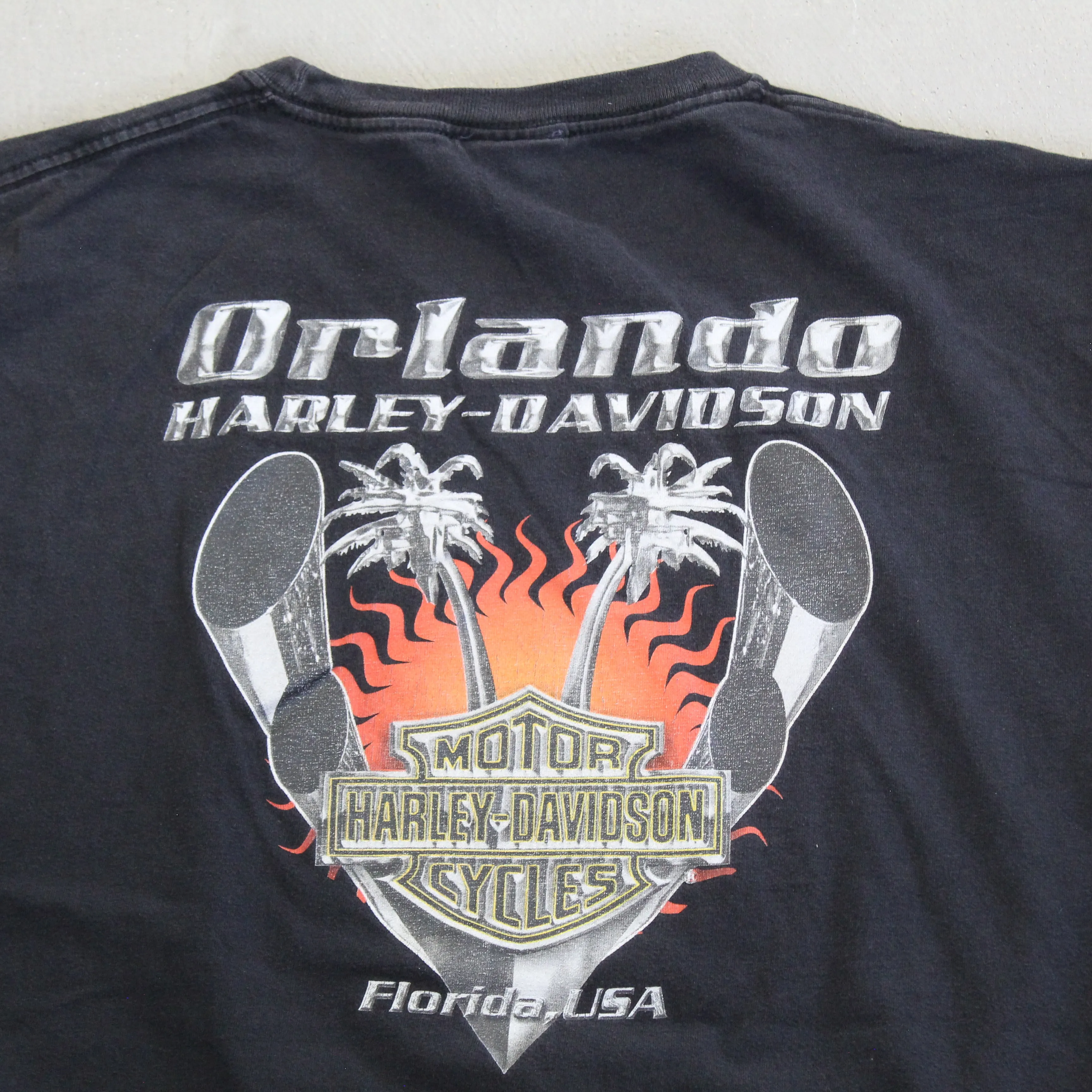 F- Vintage Harley Davidson Orlando Florida Graphic Tee sold by HG Vintage product image thumbnail 4