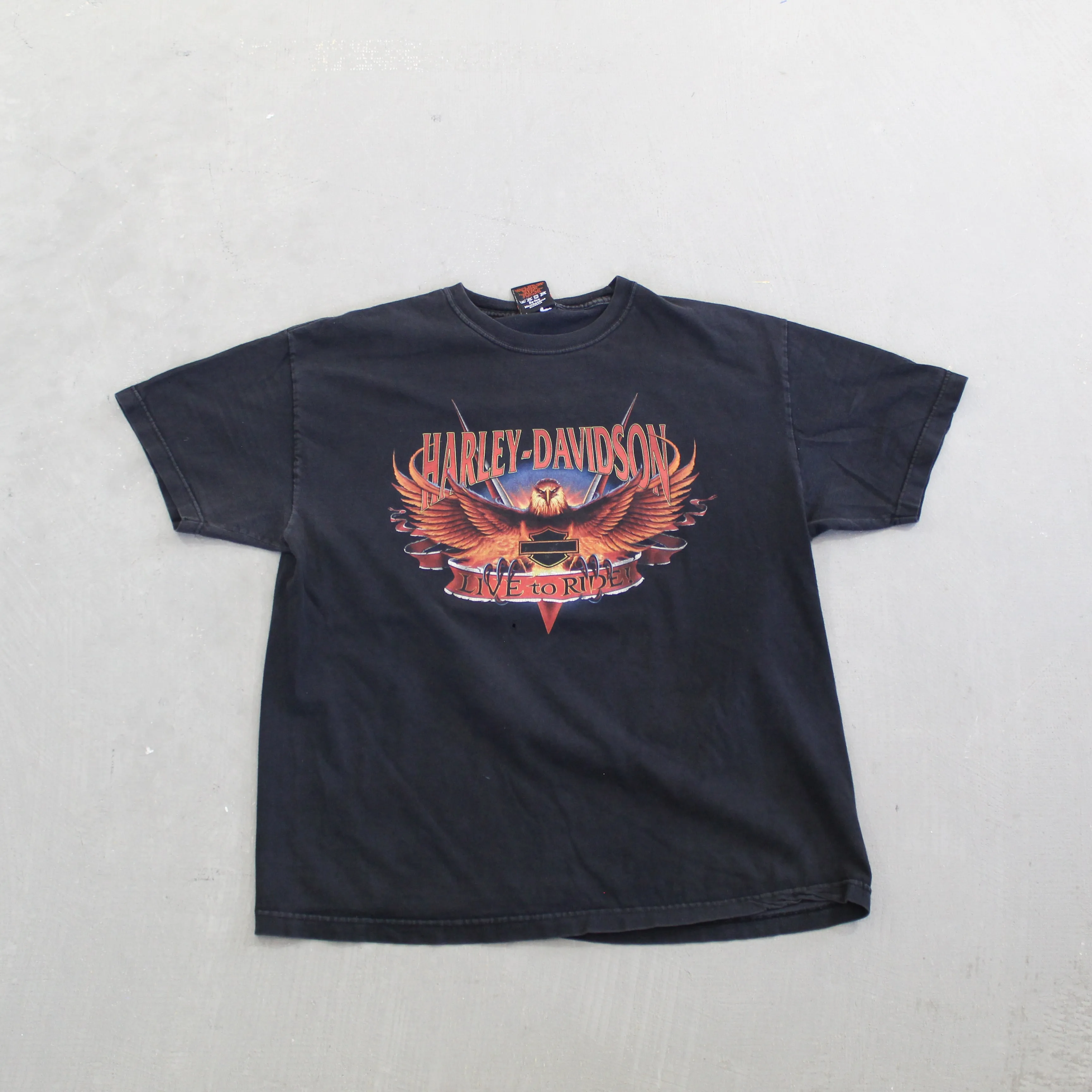 F- Vintage Harley Davidson Orlando Florida Graphic Tee sold by HG Vintage