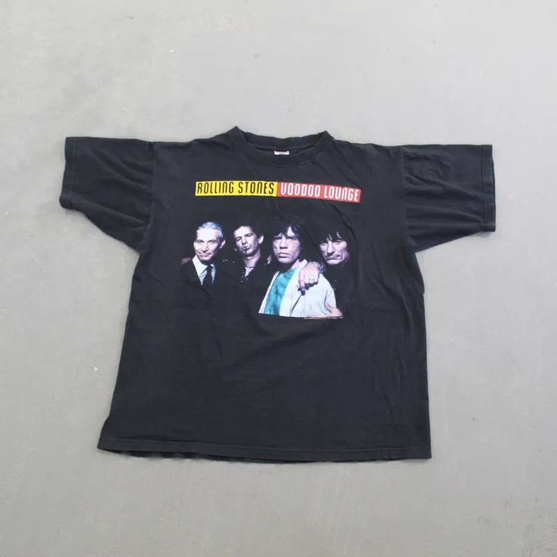 F- Vintage 1994 The Rolling Stones Voodoo Lounge Picture Tee sold by HG Vintage