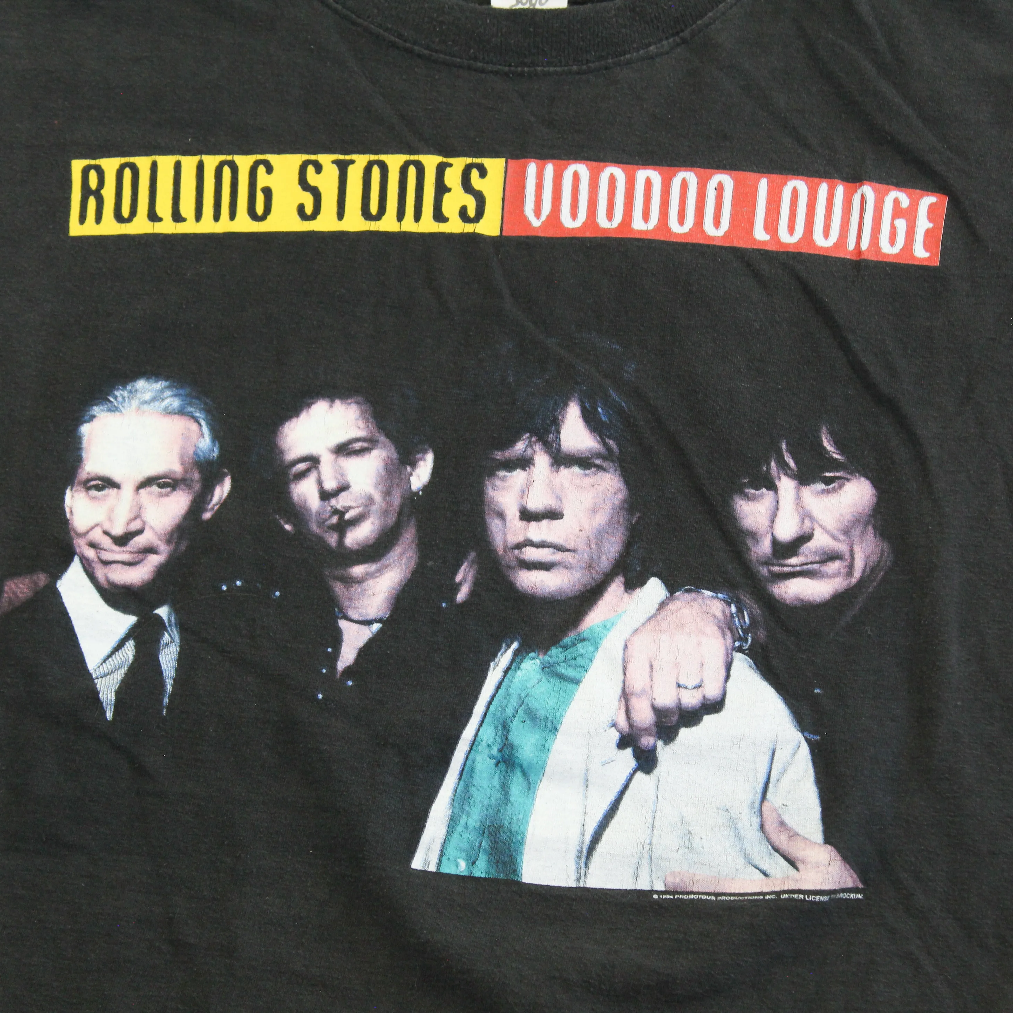 F- Vintage 1994 The Rolling Stones Voodoo Lounge Picture Tee sold by HG Vintage product image thumbnail 2