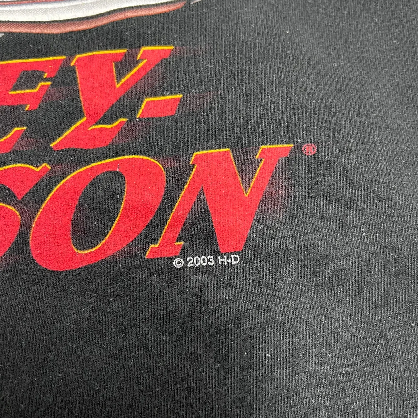 F- Vintage 2003 Harley Davidson Wichita Kansas Graphic Tee sold by HG Vintage product image thumbnail 5