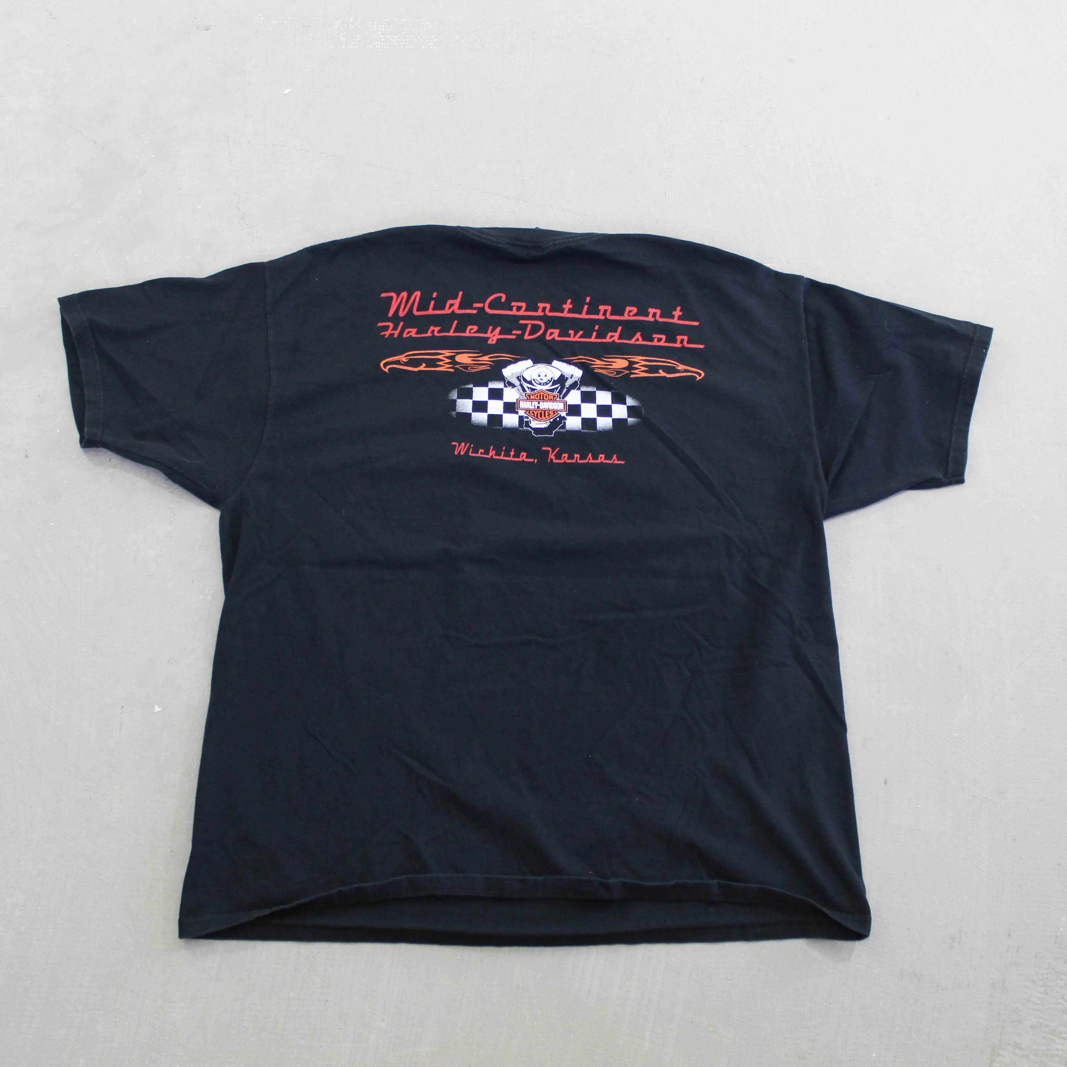 F- Vintage 2003 Harley Davidson Wichita Kansas Graphic Tee sold by HG Vintage product image thumbnail 3