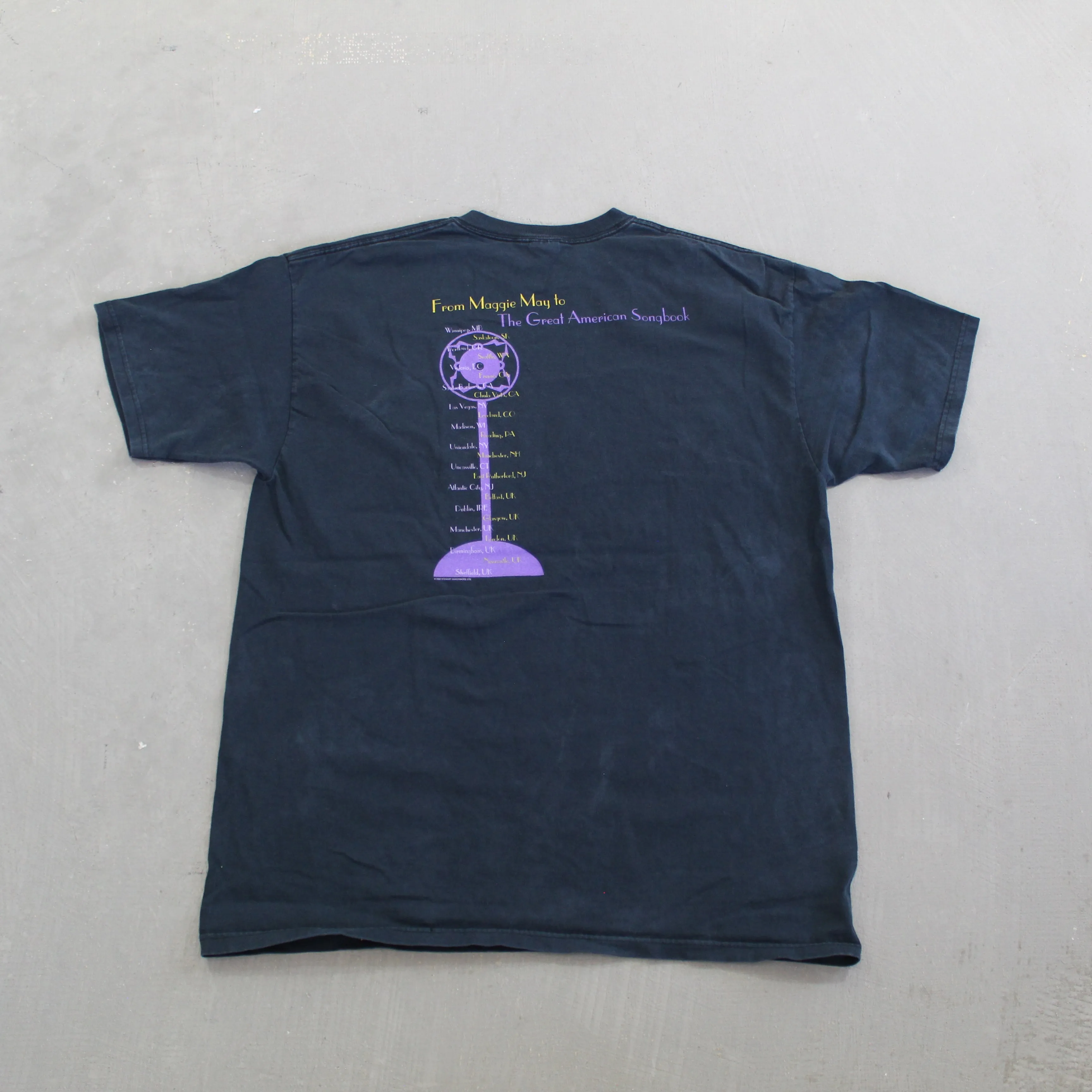 F- Vintage 2005 Rod Stewart Picture Tour Tee sold by HG Vintage product image thumbnail 3