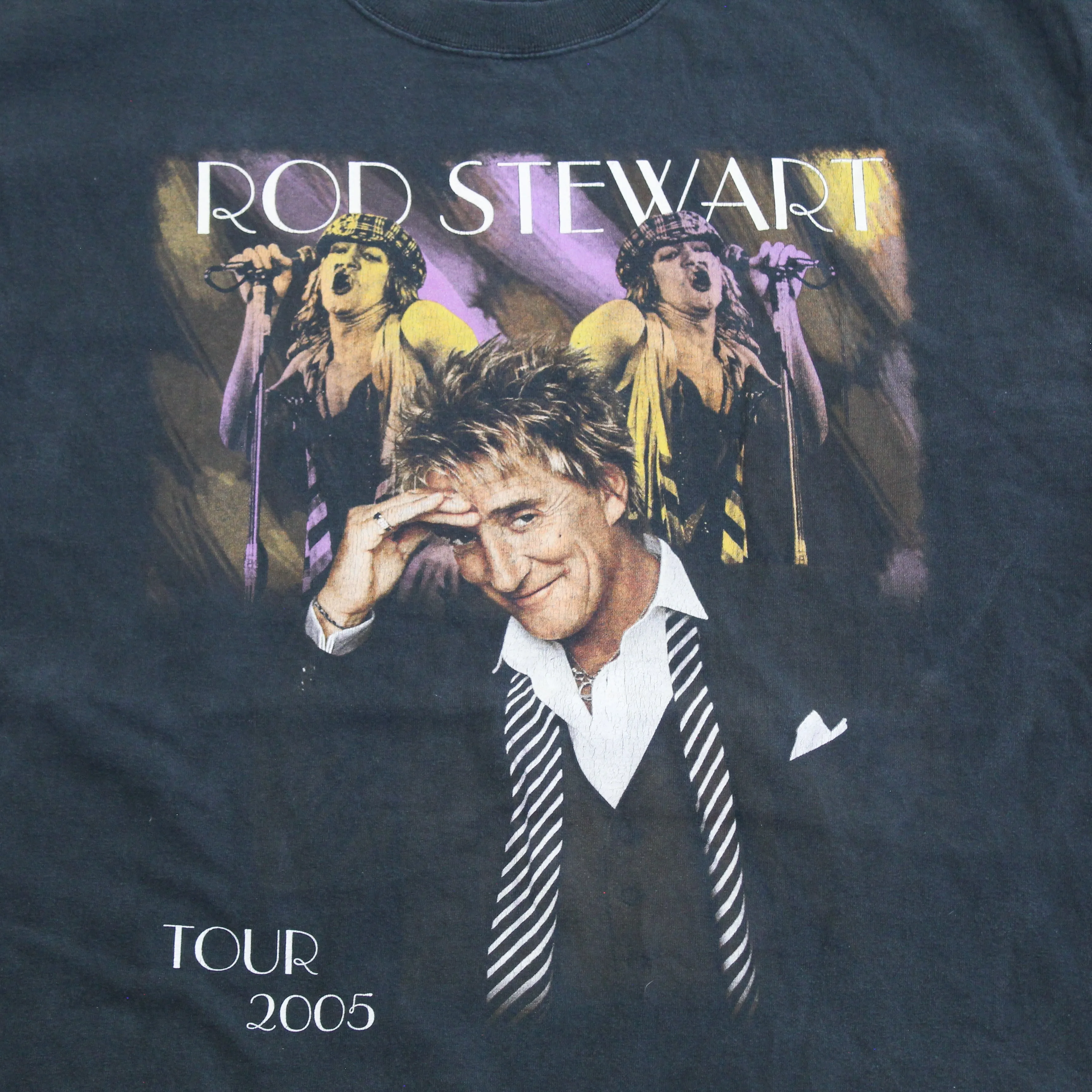 F- Vintage 2005 Rod Stewart Picture Tour Tee sold by HG Vintage product image thumbnail 2