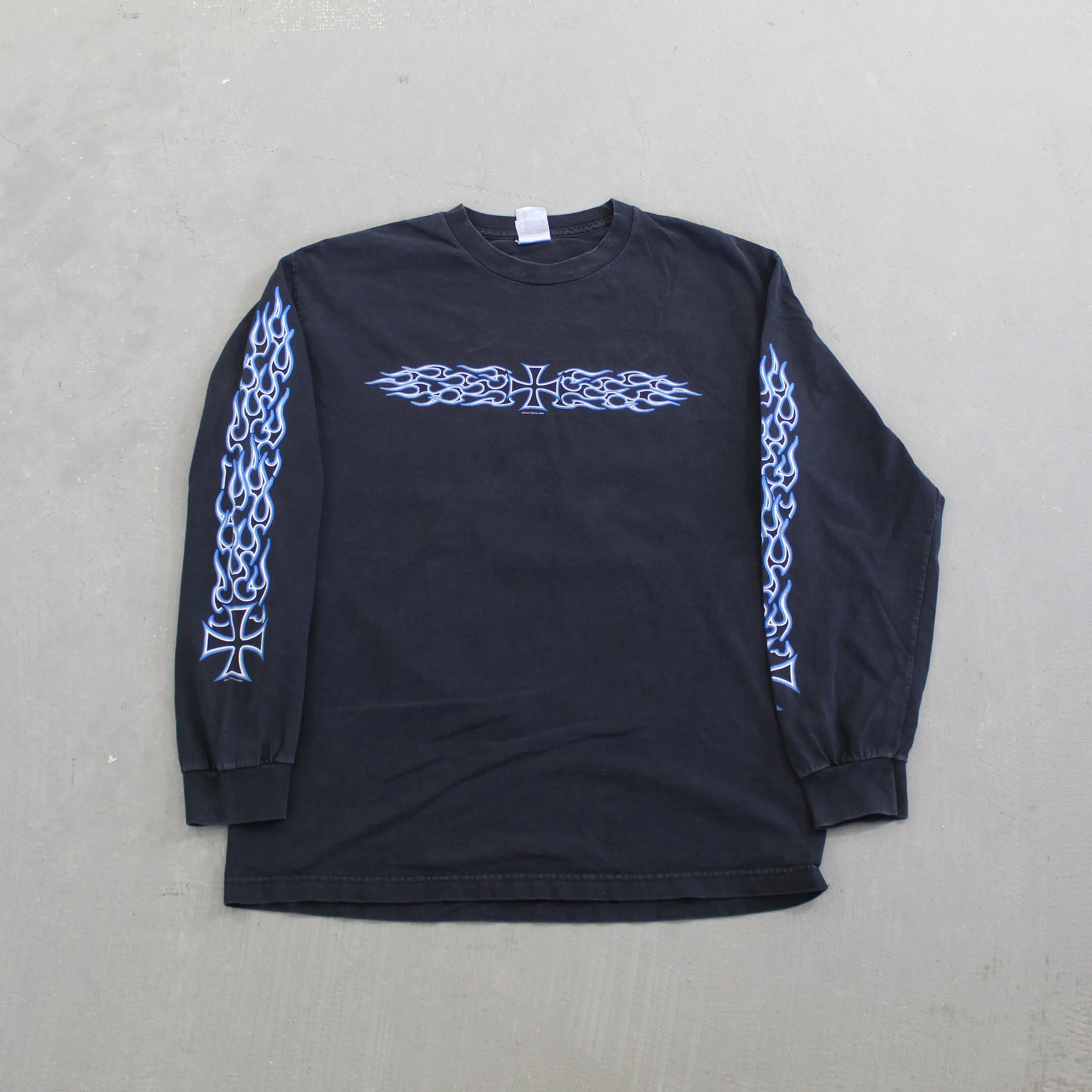 F- Vintage 2003 American Motorcycle Iron Long Sleeve Tee sold by HG Vintage