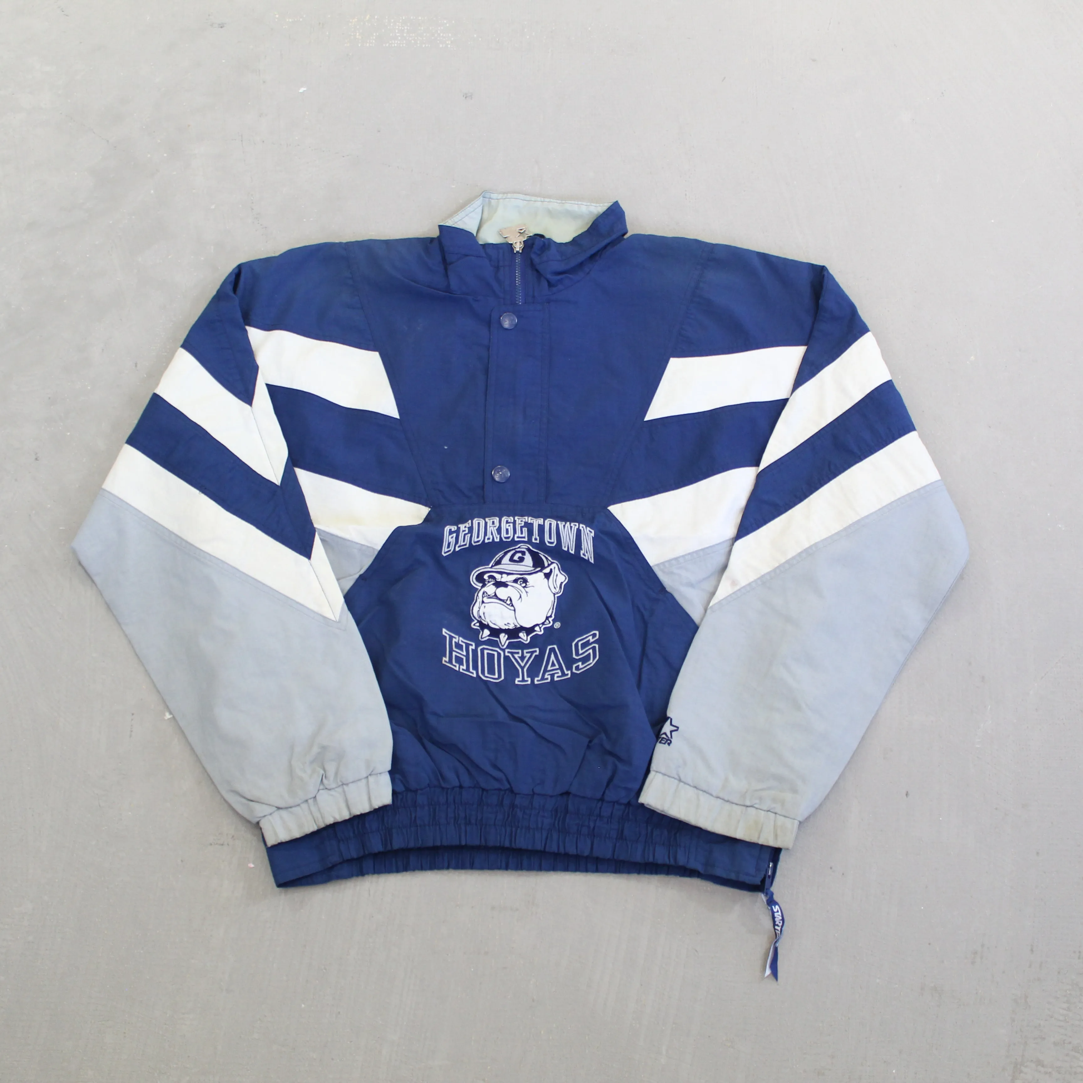 F- Vintage Georgetown Hoyas Starter Anorak Windbreaker sold by HG Vintage