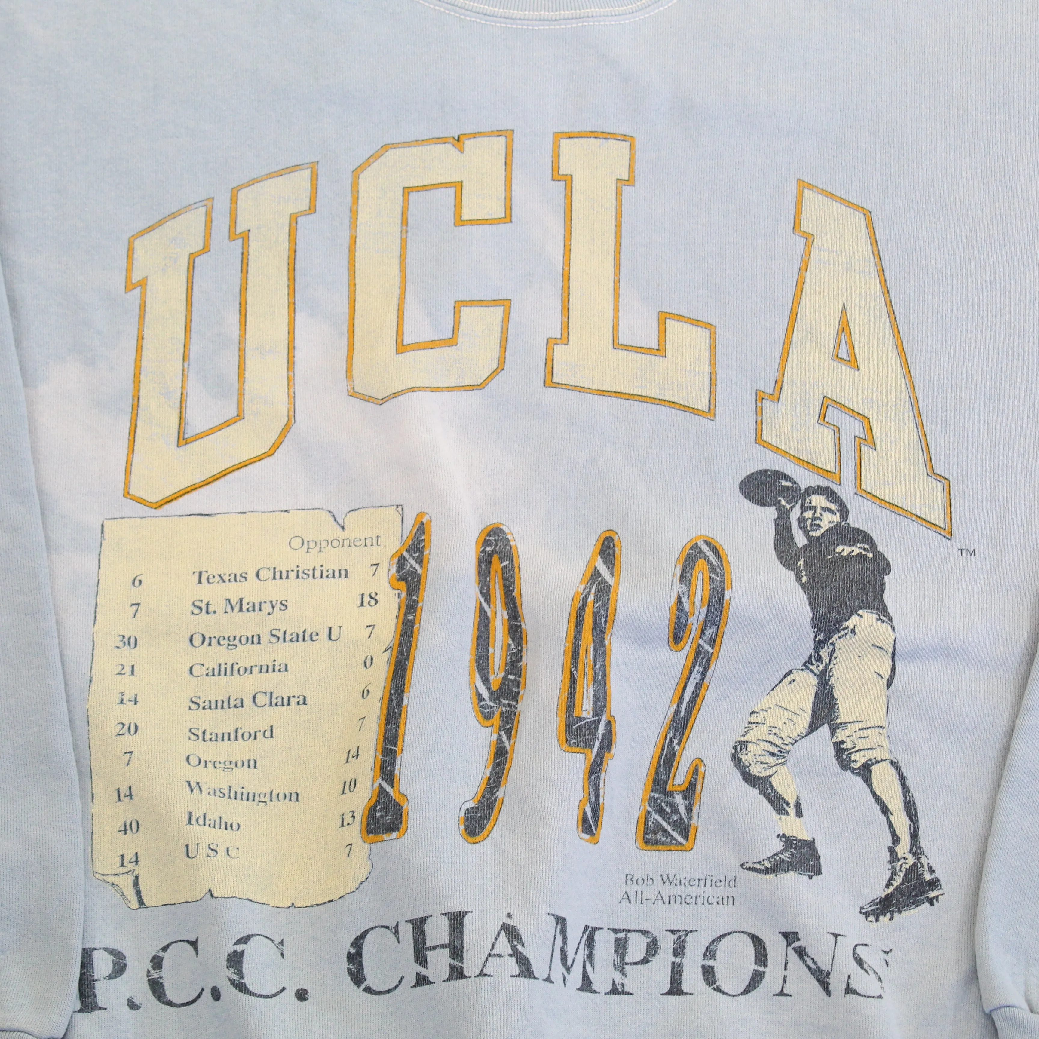 F- Vintage UCLA Football 1942 Champs Throwback Graphic Crewneck sold by HG Vintage product image thumbnail 2