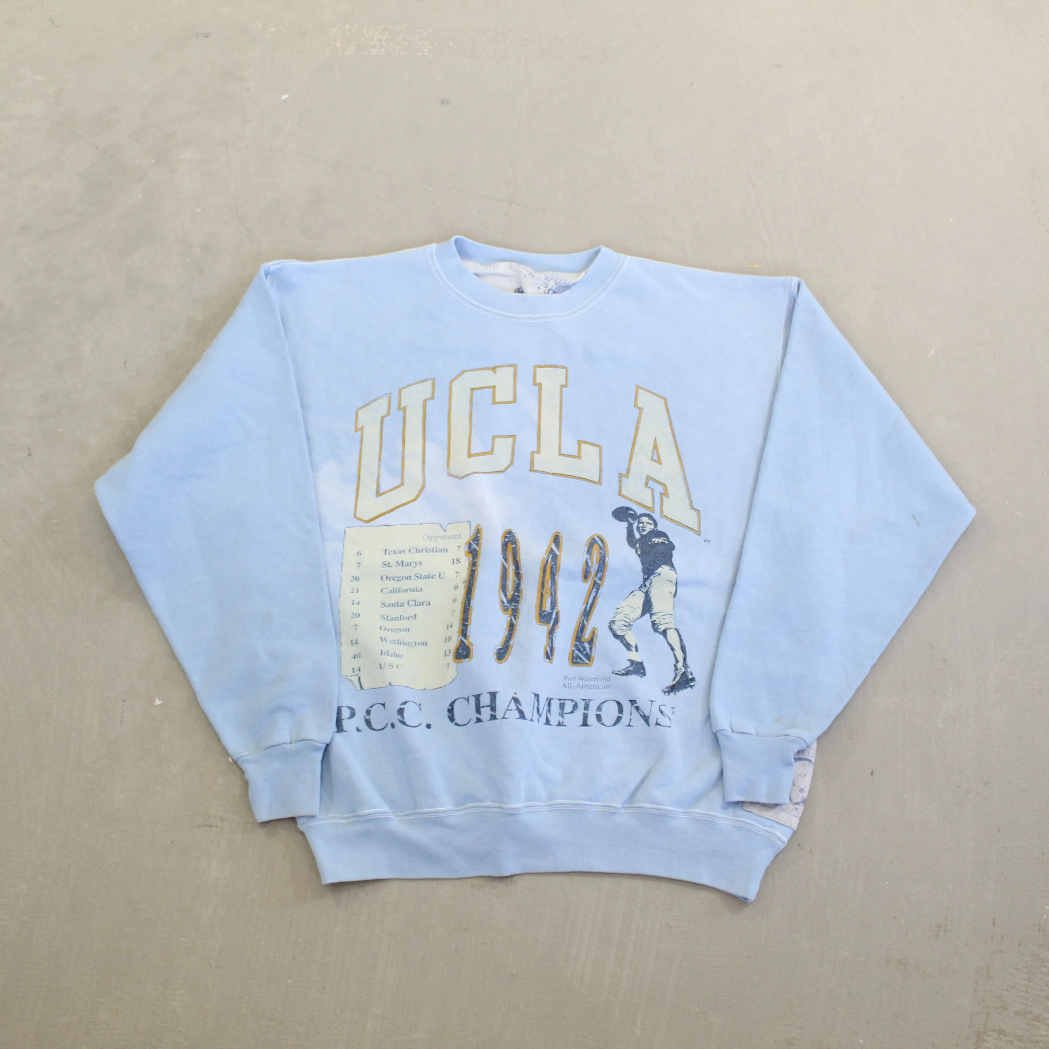 F- Vintage UCLA Football 1942 Champs Throwback Graphic Crewneck sold by HG Vintage