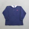 F- Vintage 90s Tommy Hilfiger Embroidered Logo & Crest Rugby Shirt sold by HG Vintage