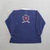 F- Vintage 90s Tommy Hilfiger Embroidered Logo & Crest Rugby Shirt sold by HG Vintage