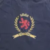 F- Vintage 90s Tommy Hilfiger Embroidered Logo & Crest Rugby Shirt sold by HG Vintage