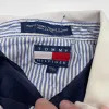 F- Vintage 90s Tommy Hilfiger Embroidered Logo & Crest Rugby Shirt sold by HG Vintage