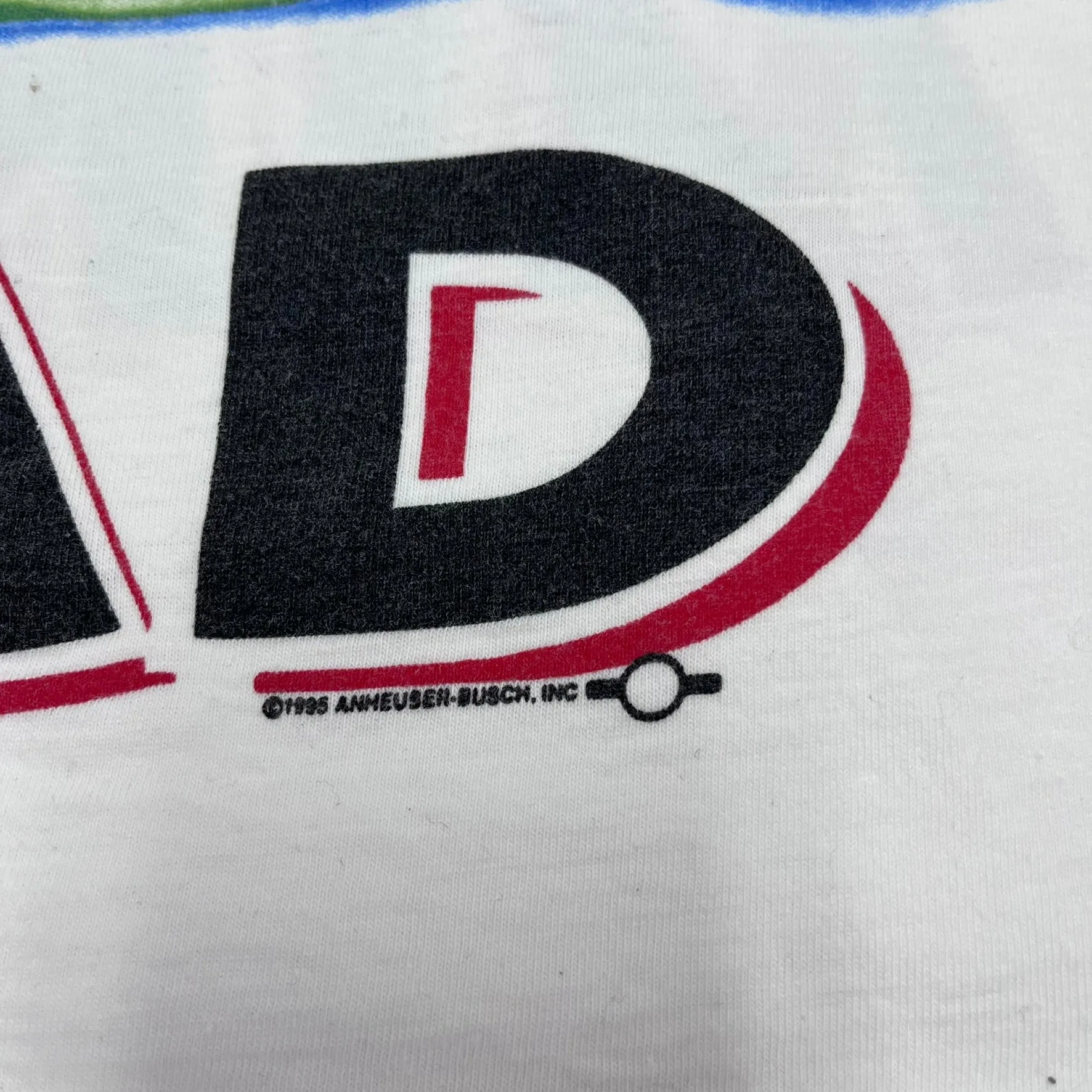 F- Vintage 1995 Budweiser Your Pad Or Mine? Frog Single Stitch Tee sold by HG Vintage product image thumbnail 5