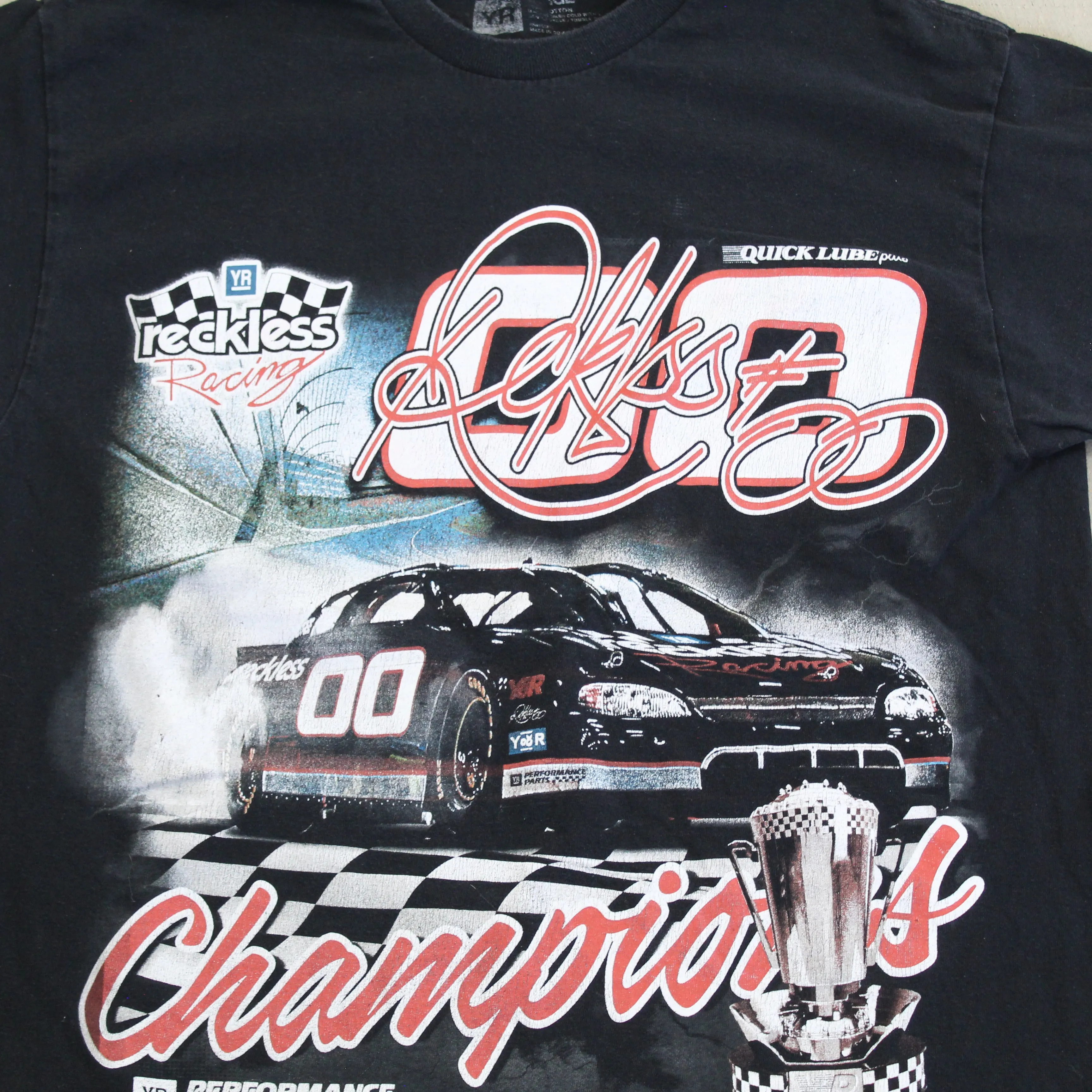 F- Nascar Reckless Racing Champions Car Picture Tee sold by HG Vintage product image thumbnail 2